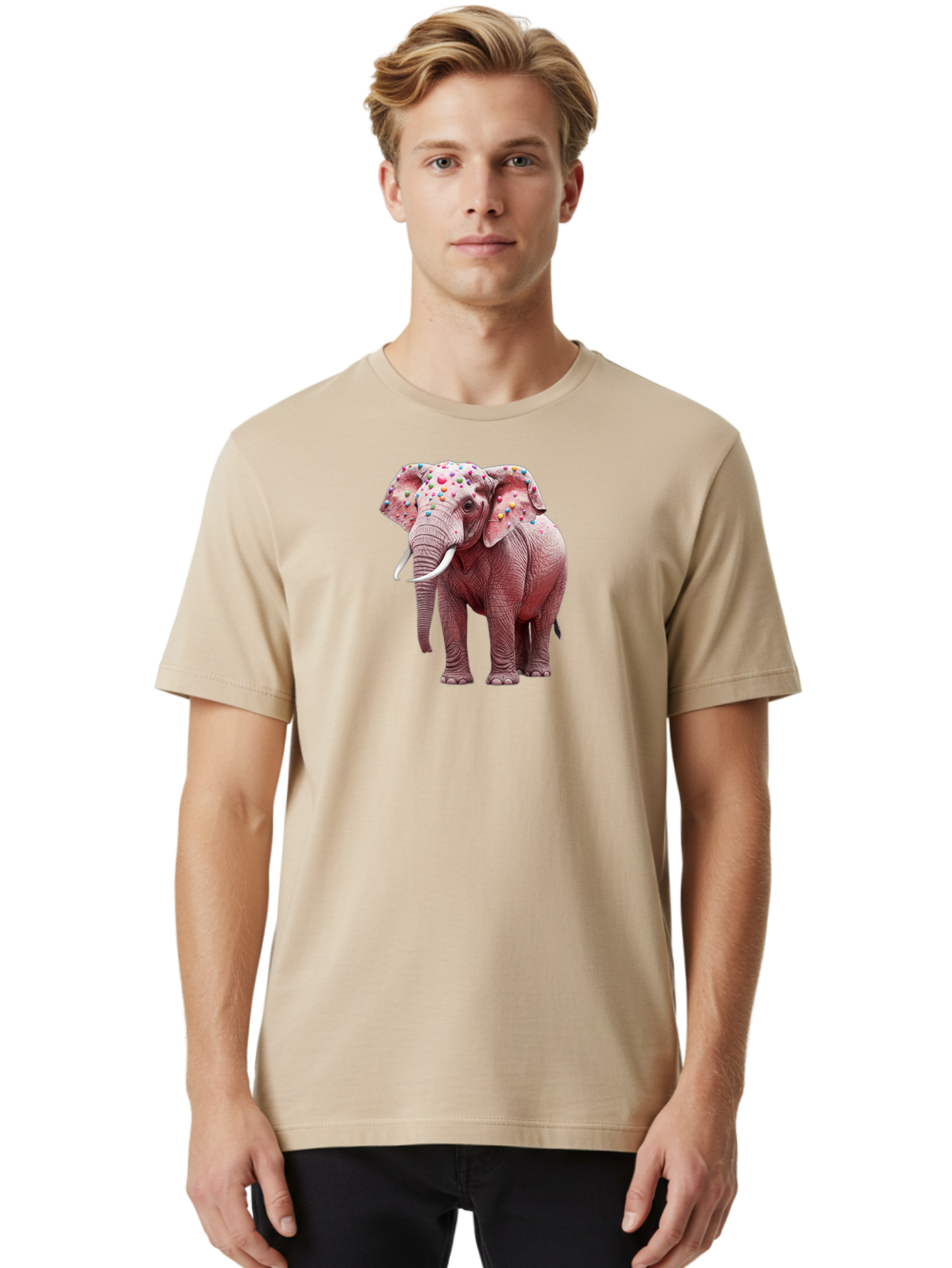 Elephant-With-Sprinkles Men'S Graphic Tee, 100% Cotton, Comfortable Casual Summer Wear, Machine Washable, Vintage Camera, Old Camera, Antique Camera, Black Camera, Classic Photography, Photography Equipment, Nostalgic Device, Film Camera, Bah975