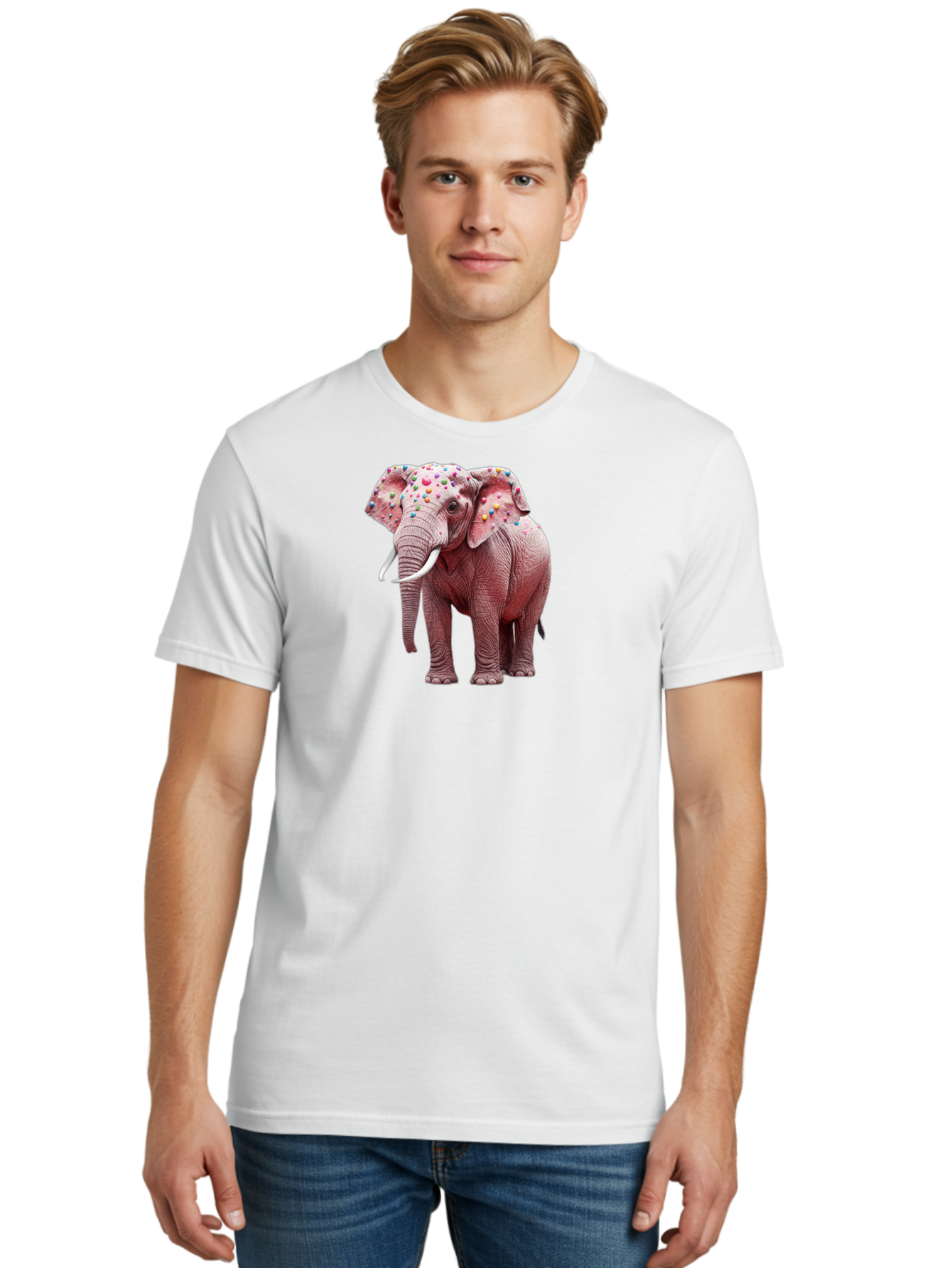 Elephant-With-Sprinkles Men'S Graphic Tee, 100% Cotton, Comfortable Casual Summer Wear, Machine Washable, Vintage Camera, Old Camera, Antique Camera, Black Camera, Classic Photography, Photography Equipment, Nostalgic Device, Film Camera, Bah975