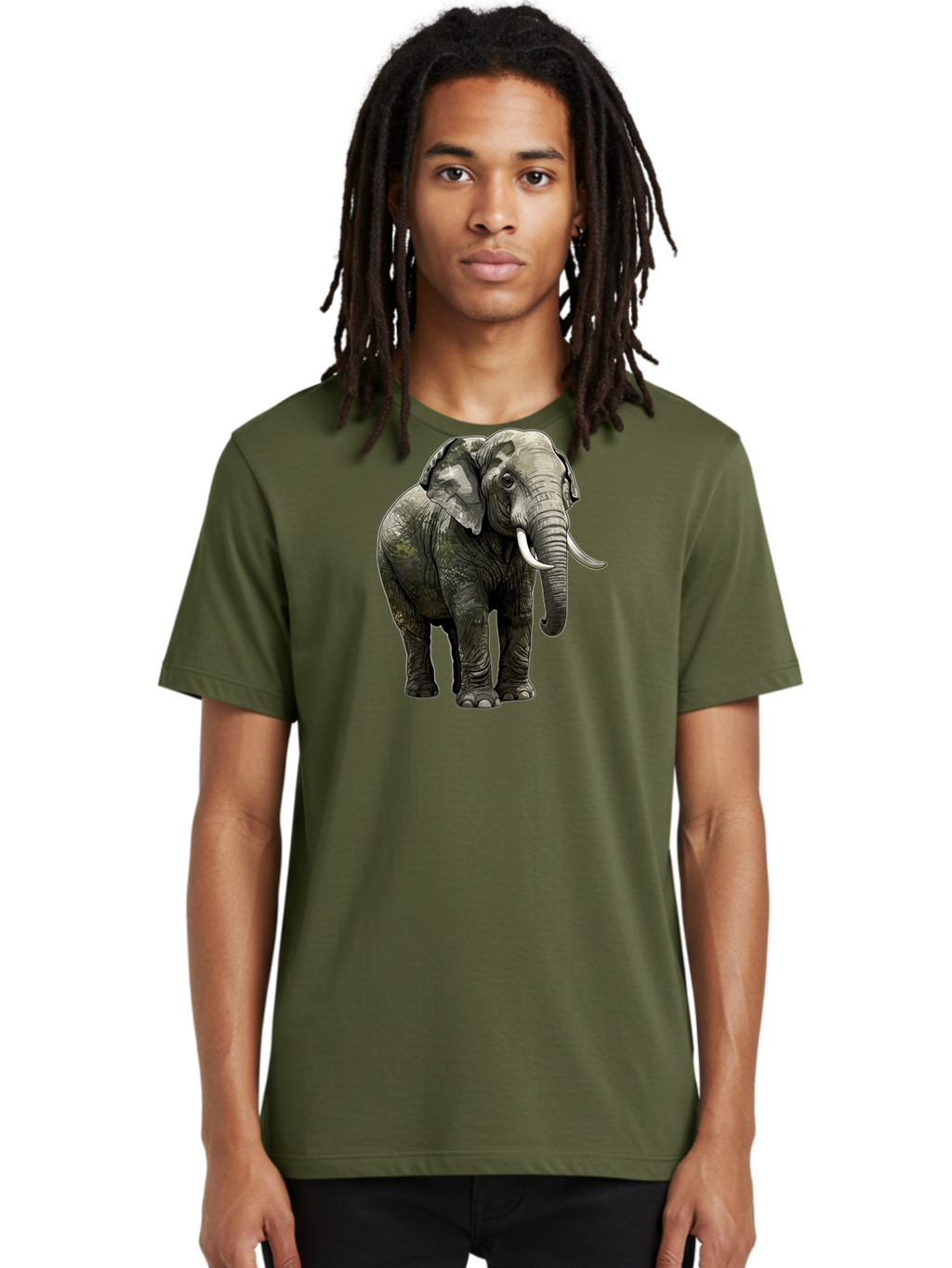Elephant Men'S Graphic Tee, 100% Cotton, Comfortable Casual Summer Wear, Machine Washable, Vintage Camera, Old Camera, Antique Camera, Black Camera, Classic Photography, Photography Equipment, Nostalgic Device, Film Camera, Camera Art Bah976