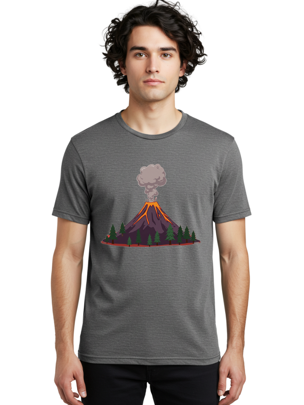Erupting-Volcano-13 Men'S Graphic Tee, 100% Cotton, Comfortable Casual Summer Wear, Machine Washable, Vintage Camera, Old Camera, Antique Camera, Black Camera, Classic Photography, Photography Equipment, Nostalgic Device, Film Camera, Bah981