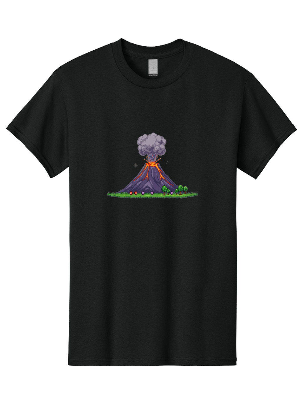 Erupting-Volcano-14 Men'S Graphic Tee, 100% Cotton, Comfortable Casual Summer Wear, Machine Washable, Vintage Camera, Old Camera, Antique Camera, Black Camera, Classic Photography, Photography Equipment, Nostalgic Device, Film Camera, Bah982
