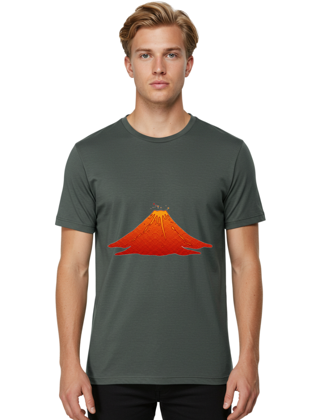 Erupting-Volcano-15 Men'S Graphic Tee, 100% Cotton, Comfortable Casual Summer Wear, Machine Washable, Vintage Camera, Old Camera, Antique Camera, Black Camera, Classic Photography, Photography Equipment, Nostalgic Device, Film Camera, Bah983