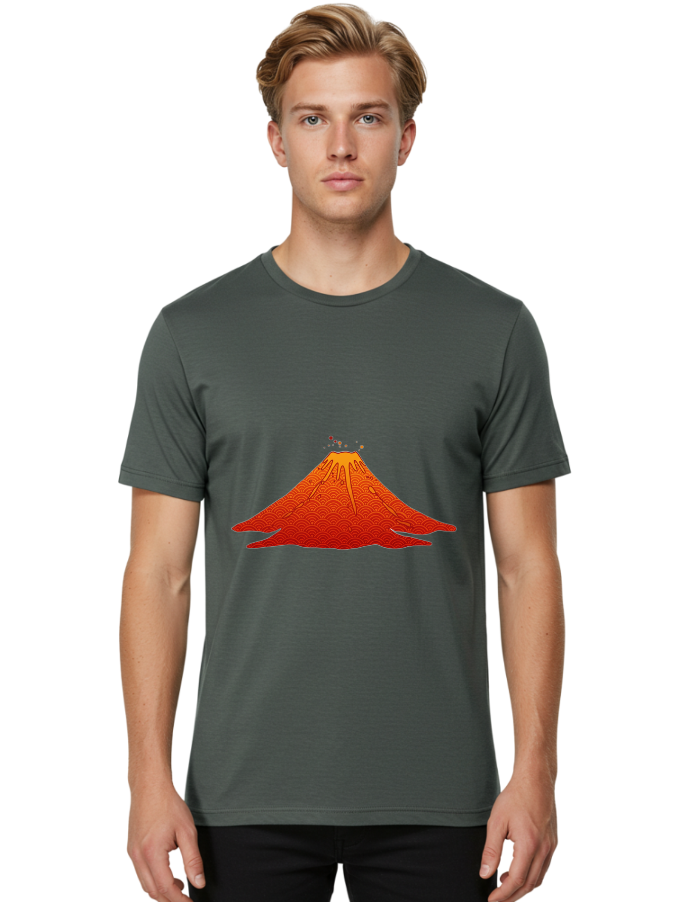 Erupting-Volcano-15 Men'S Graphic Tee, 100% Cotton, Comfortable Casual Summer Wear, Machine Washable, Vintage Camera, Old Camera, Antique Camera, Black Camera, Classic Photography, Photography Equipment, Nostalgic Device, Film Camera, Bah983