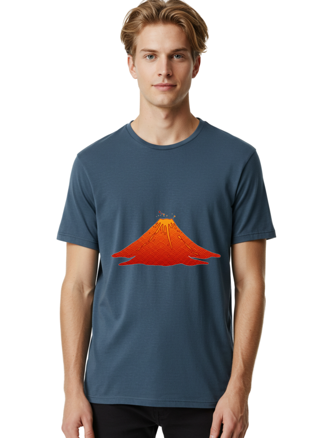 Erupting-Volcano-15 Men'S Graphic Tee, 100% Cotton, Comfortable Casual Summer Wear, Machine Washable, Vintage Camera, Old Camera, Antique Camera, Black Camera, Classic Photography, Photography Equipment, Nostalgic Device, Film Camera, Bah983