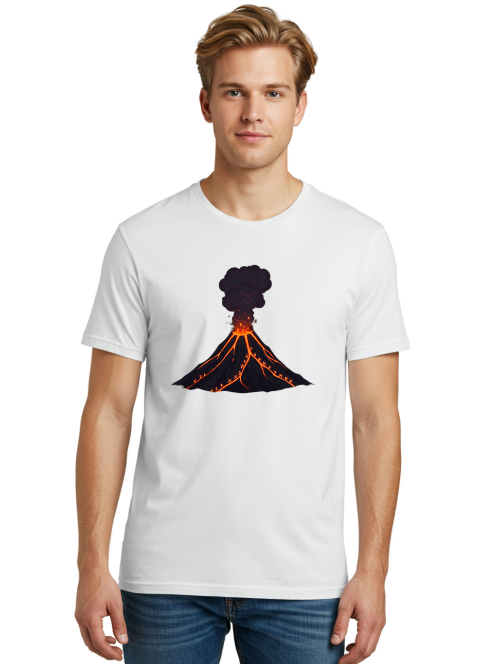 Erupting-Volcano-16 Men'S Graphic Tee, 100% Cotton, Comfortable Casual Summer Wear, Machine Washable, Vintage Camera, Old Camera, Antique Camera, Black Camera, Classic Photography, Photography Equipment, Nostalgic Device, Film Camera, Bah984