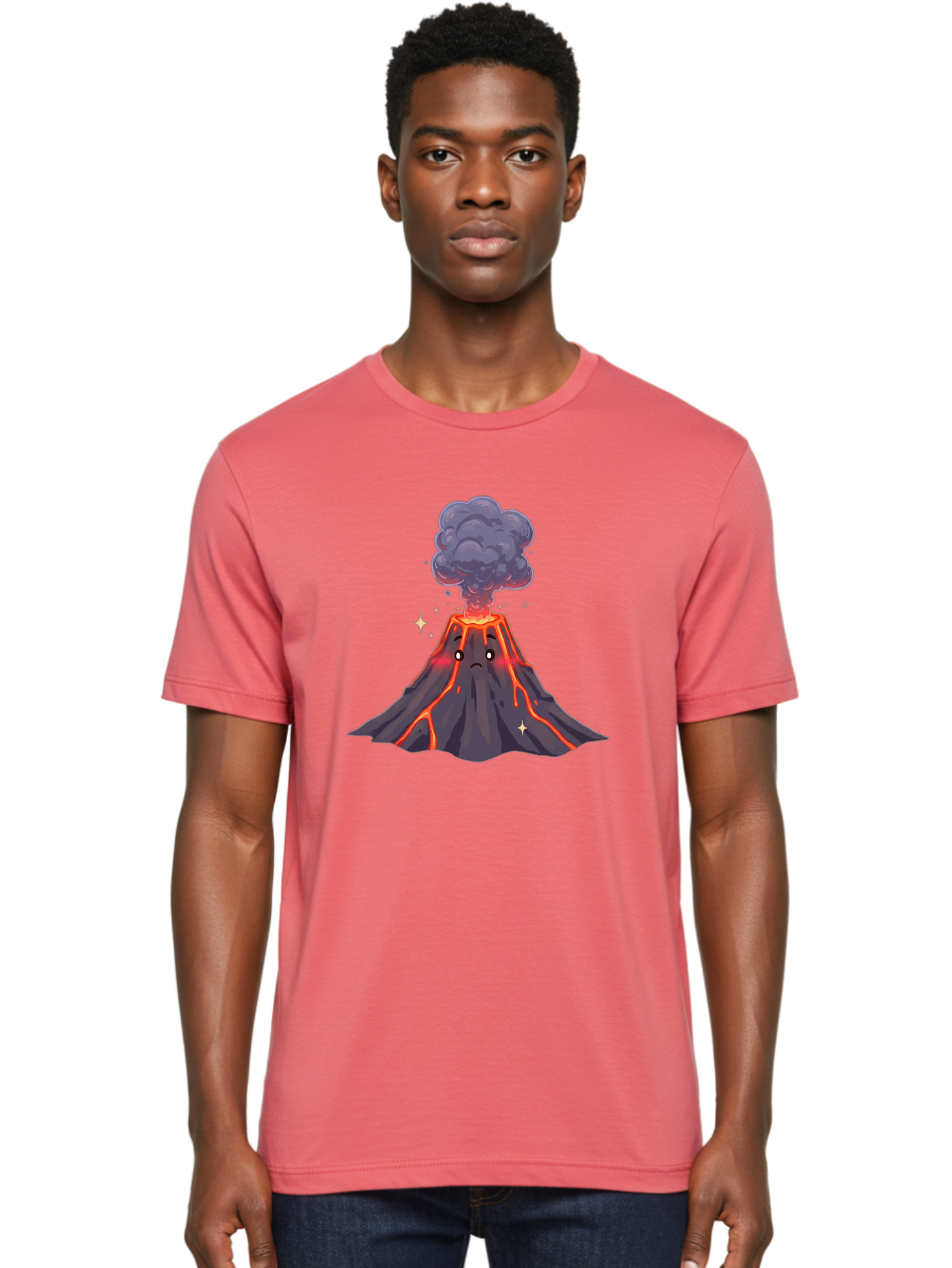 Erupting-Volcano-4 Men'S Graphic Tee, 100% Cotton, Comfortable Casual Summer Wear, Machine Washable, Vintage Camera, Old Camera, Antique Camera, Black Camera, Classic Photography, Photography Equipment, Nostalgic Device, Film Camera, Bah987
