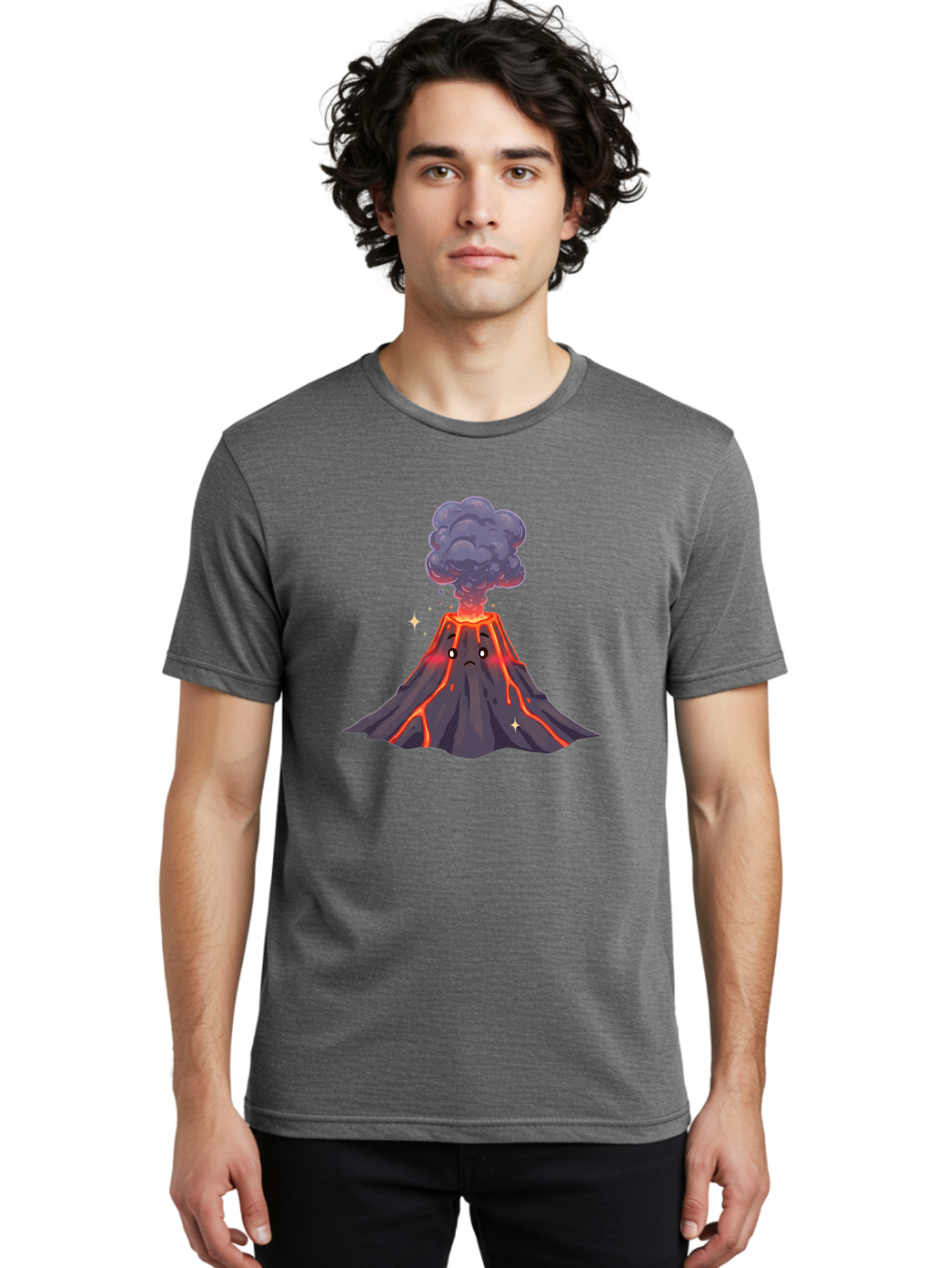 Erupting-Volcano-4 Men'S Graphic Tee, 100% Cotton, Comfortable Casual Summer Wear, Machine Washable, Vintage Camera, Old Camera, Antique Camera, Black Camera, Classic Photography, Photography Equipment, Nostalgic Device, Film Camera, Bah987