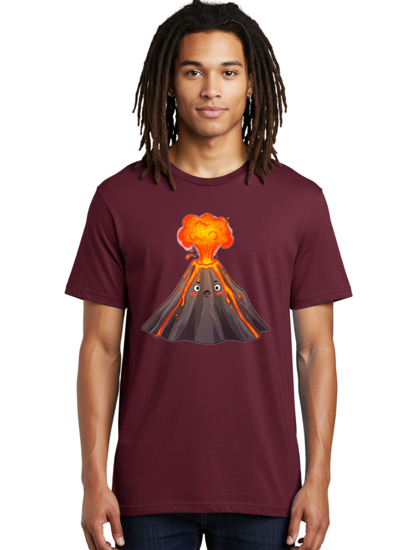 Erupting-Volcano-5 Men'S Graphic Tee, 100% Cotton, Comfortable Casual Summer Wear, Machine Washable, Vintage Camera, Old Camera, Antique Camera, Black Camera, Classic Photography, Photography Equipment, Nostalgic Device, Film Camera, Bah988