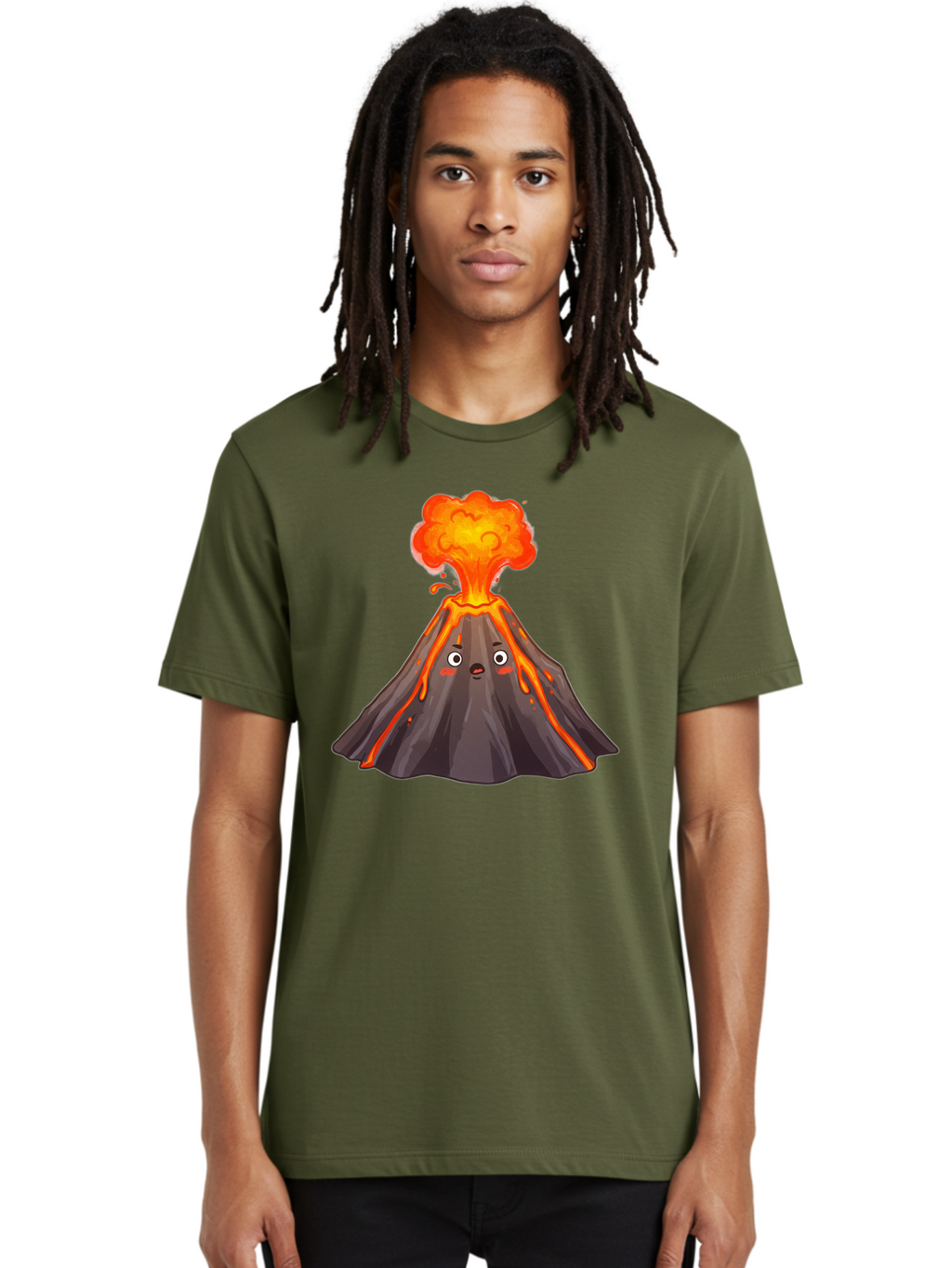 Erupting-Volcano-5 Men'S Graphic Tee, 100% Cotton, Comfortable Casual Summer Wear, Machine Washable, Vintage Camera, Old Camera, Antique Camera, Black Camera, Classic Photography, Photography Equipment, Nostalgic Device, Film Camera, Bah988