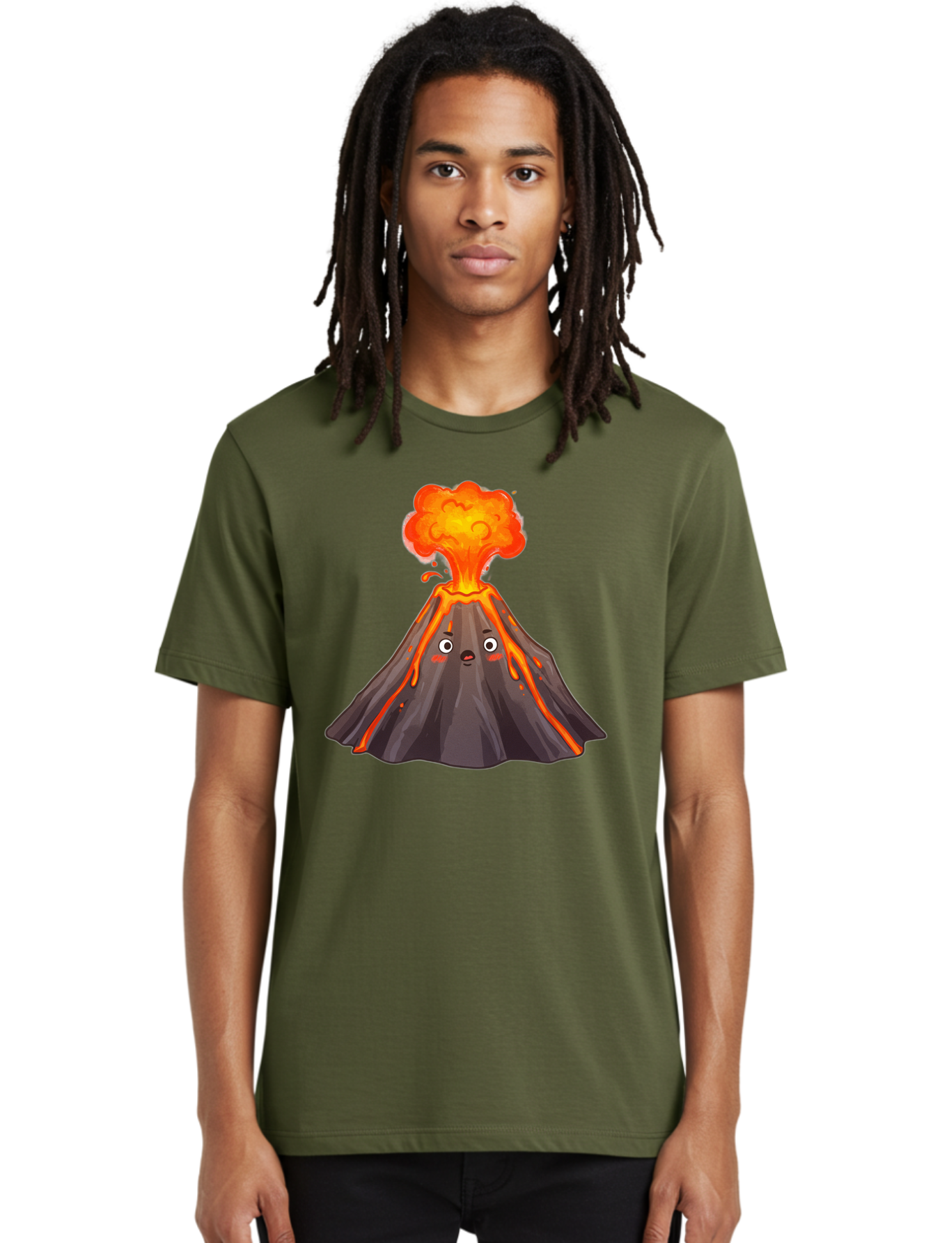 Erupting-Volcano-5 Men'S Graphic Tee, 100% Cotton, Comfortable Casual Summer Wear, Machine Washable, Vintage Camera, Old Camera, Antique Camera, Black Camera, Classic Photography, Photography Equipment, Nostalgic Device, Film Camera, Bah988