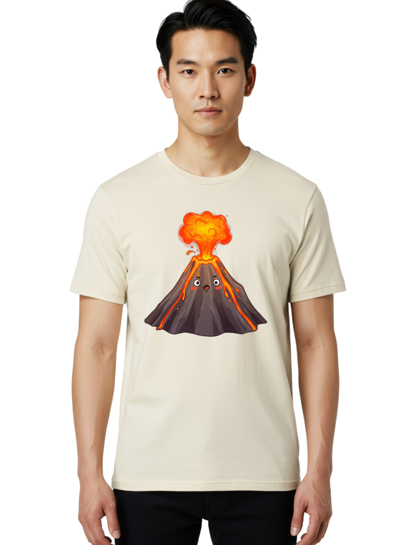 Erupting-Volcano-5 Men'S Graphic Tee, 100% Cotton, Comfortable Casual Summer Wear, Machine Washable, Vintage Camera, Old Camera, Antique Camera, Black Camera, Classic Photography, Photography Equipment, Nostalgic Device, Film Camera, Bah988