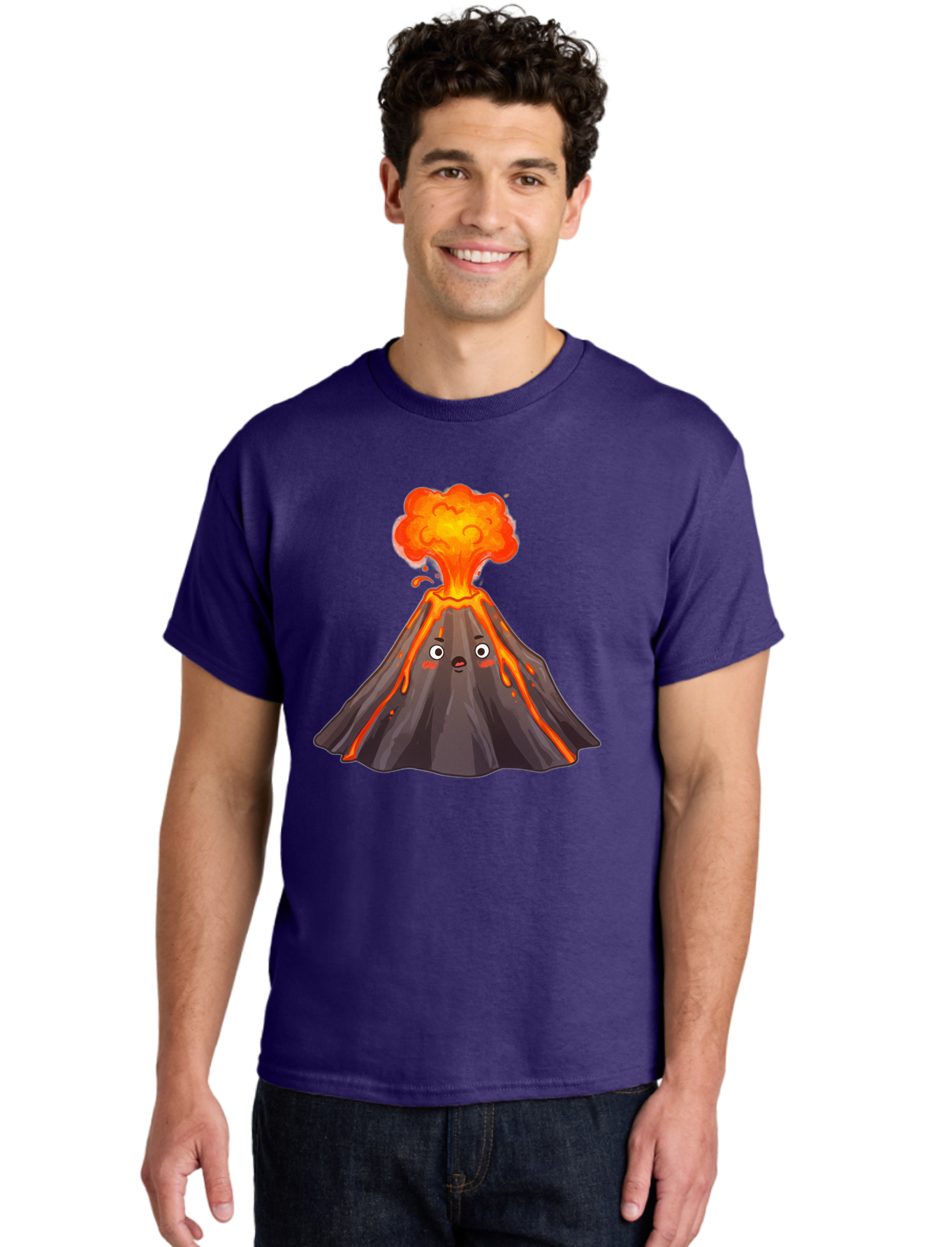 Erupting-Volcano-5 Men'S Graphic Tee, 100% Cotton, Comfortable Casual Summer Wear, Machine Washable, Vintage Camera, Old Camera, Antique Camera, Black Camera, Classic Photography, Photography Equipment, Nostalgic Device, Film Camera, Bah988