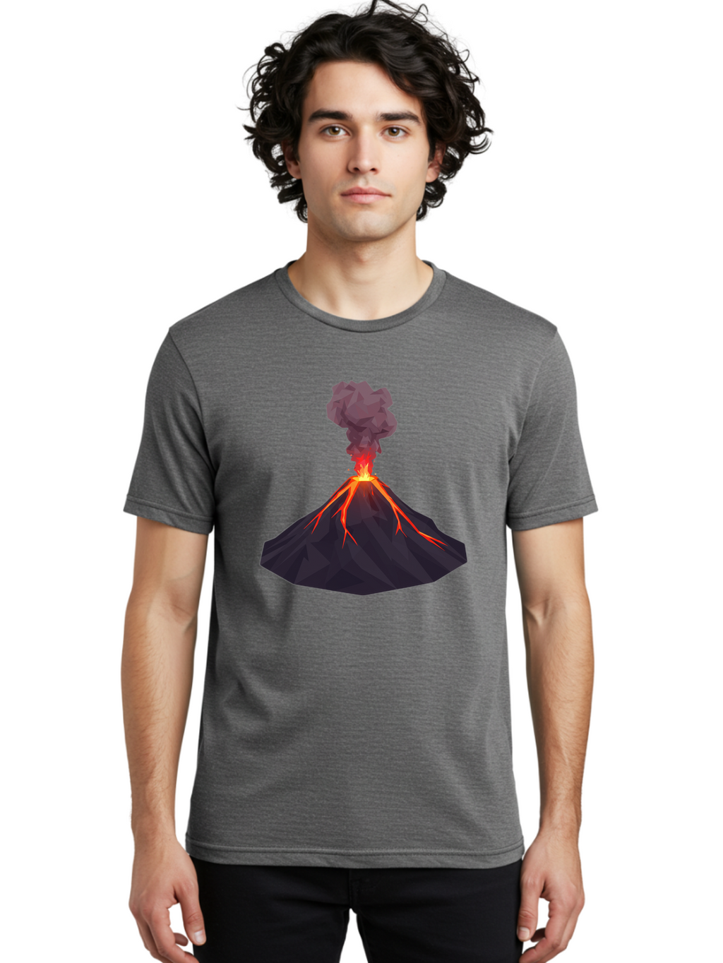 Erupting-Volcano-6 Men'S Graphic Tee, 100% Cotton, Comfortable Casual Summer Wear, Machine Washable, Vintage Camera, Old Camera, Antique Camera, Black Camera, Classic Photography, Photography Equipment, Nostalgic Device, Film Camera, Bah989