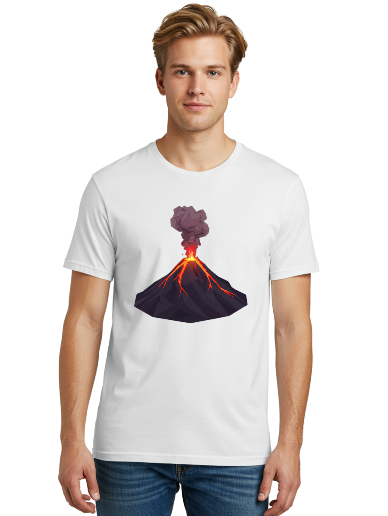 Erupting-Volcano-6 Men'S Graphic Tee, 100% Cotton, Comfortable Casual Summer Wear, Machine Washable, Vintage Camera, Old Camera, Antique Camera, Black Camera, Classic Photography, Photography Equipment, Nostalgic Device, Film Camera, Bah989