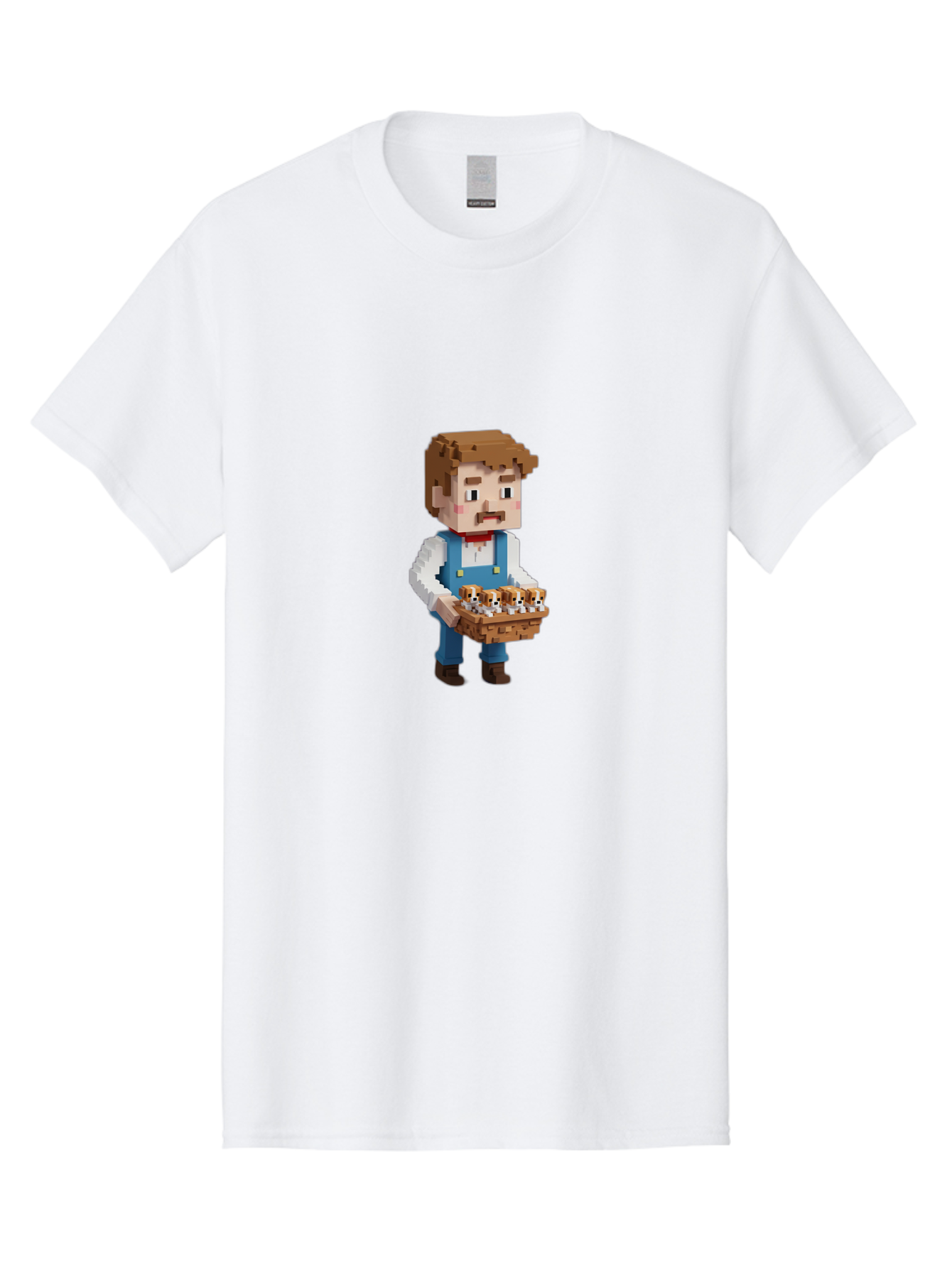 Farmer-With-Puppies Men'S Graphic Tee, 100% Cotton, Comfortable Casual Summer Wear, Machine Washable, Vintage Camera, Old Camera, Antique Camera, Black Camera, Classic Photography, Photography Equipment, Nostalgic Device, Film Camera, Bah994