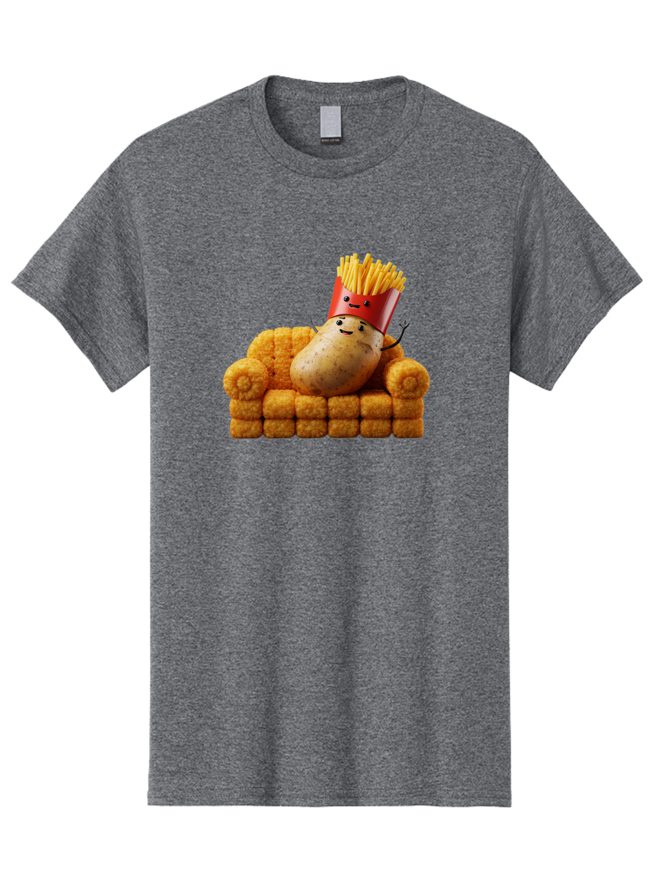 French-Fries-With-Potato Men'S Graphic Tee, 100% Cotton, Comfortable Casual Summer Wear, Machine Washable, Vintage Camera, Old Camera, Antique Camera, Black Camera, Classic Photography, Photography Equipment, Nostalgic Device, Film Camera, Bai008