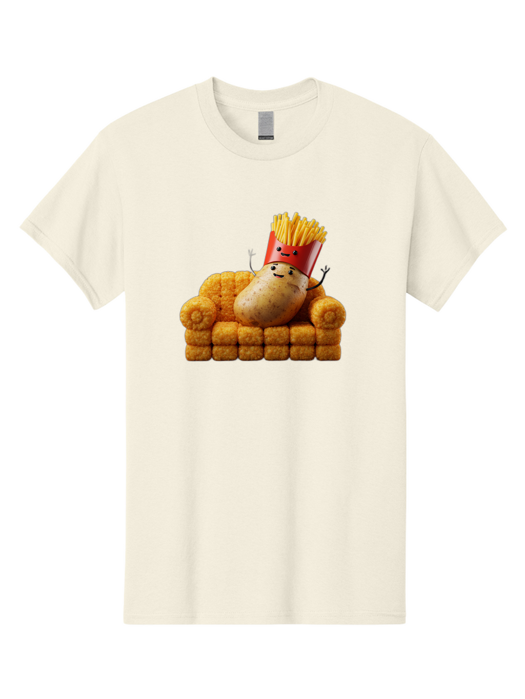 French-Fries-With-Potato Men'S Graphic Tee, 100% Cotton, Comfortable Casual Summer Wear, Machine Washable, Vintage Camera, Old Camera, Antique Camera, Black Camera, Classic Photography, Photography Equipment, Nostalgic Device, Film Camera, Bai008