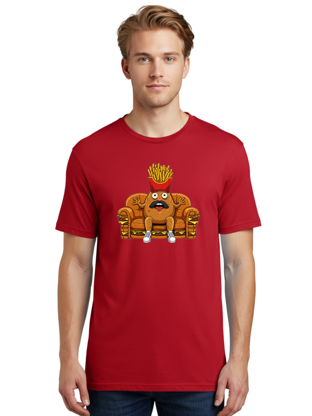 Fried-Food-Character Men'S Graphic Tee, 100% Cotton, Comfortable Casual Summer Wear, Machine Washable, Vintage Camera, Old Camera, Antique Camera, Black Camera, Classic Photography, Photography Equipment, Nostalgic Device, Film Camera, Bai009