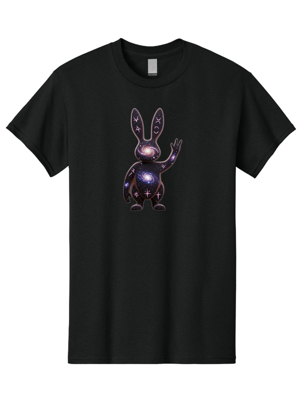 Galaxy-Bunny-4 Men'S Graphic Tee, 100% Cotton, Comfortable Casual Summer Wear, Machine Washable, Vintage Camera, Old Camera, Antique Camera, Black Camera, Classic Photography, Photography Equipment, Nostalgic Device, Film Camera, Camera Art Bai016