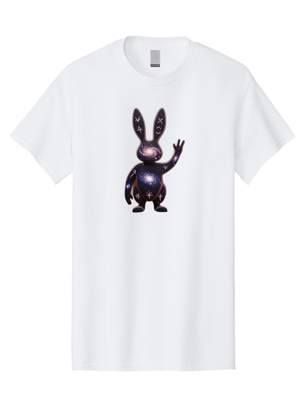 Galaxy-Bunny-4 Men'S Graphic Tee, 100% Cotton, Comfortable Casual Summer Wear, Machine Washable, Vintage Camera, Old Camera, Antique Camera, Black Camera, Classic Photography, Photography Equipment, Nostalgic Device, Film Camera, Camera Art Bai016