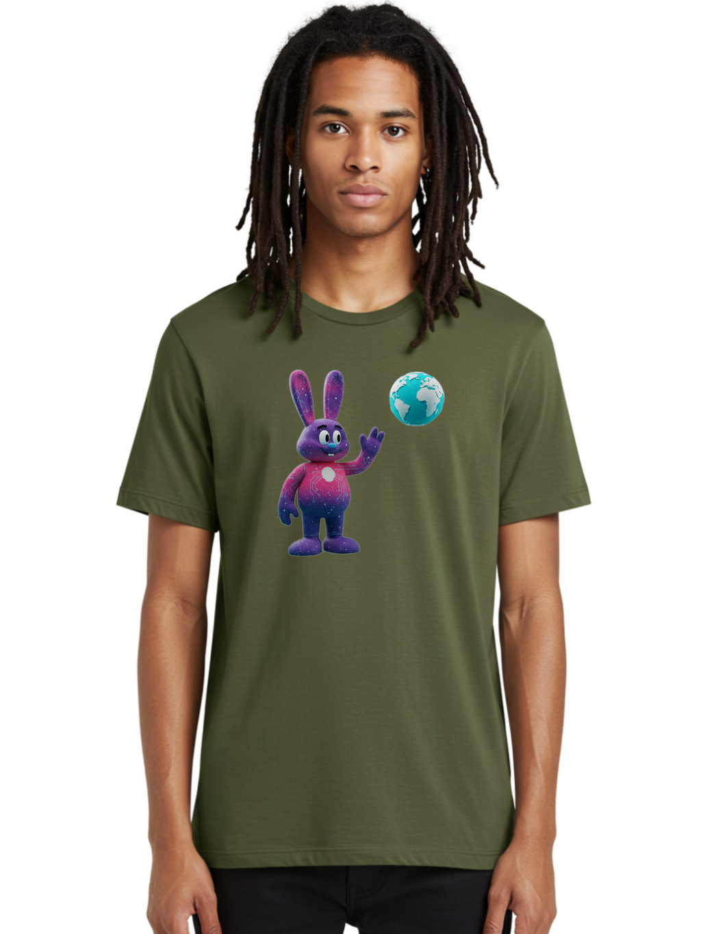 Galaxy-Bunny-5 Men'S Graphic Tee, 100% Cotton, Comfortable Casual Summer Wear, Machine Washable, Vintage Camera, Old Camera, Antique Camera, Black Camera, Classic Photography, Photography Equipment, Nostalgic Device, Film Camera, Camera Art Bai017
