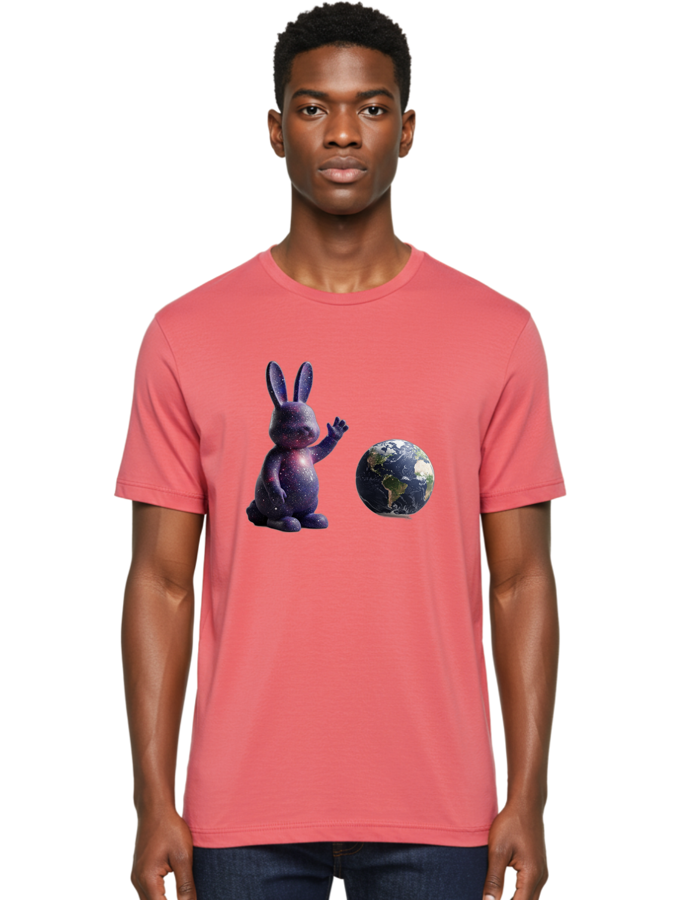 Galaxy-Bunny-6 Men'S Graphic Tee, 100% Cotton, Comfortable Casual Summer Wear, Machine Washable, Vintage Camera, Old Camera, Antique Camera, Black Camera, Classic Photography, Photography Equipment, Nostalgic Device, Film Camera, Camera Art Bai018