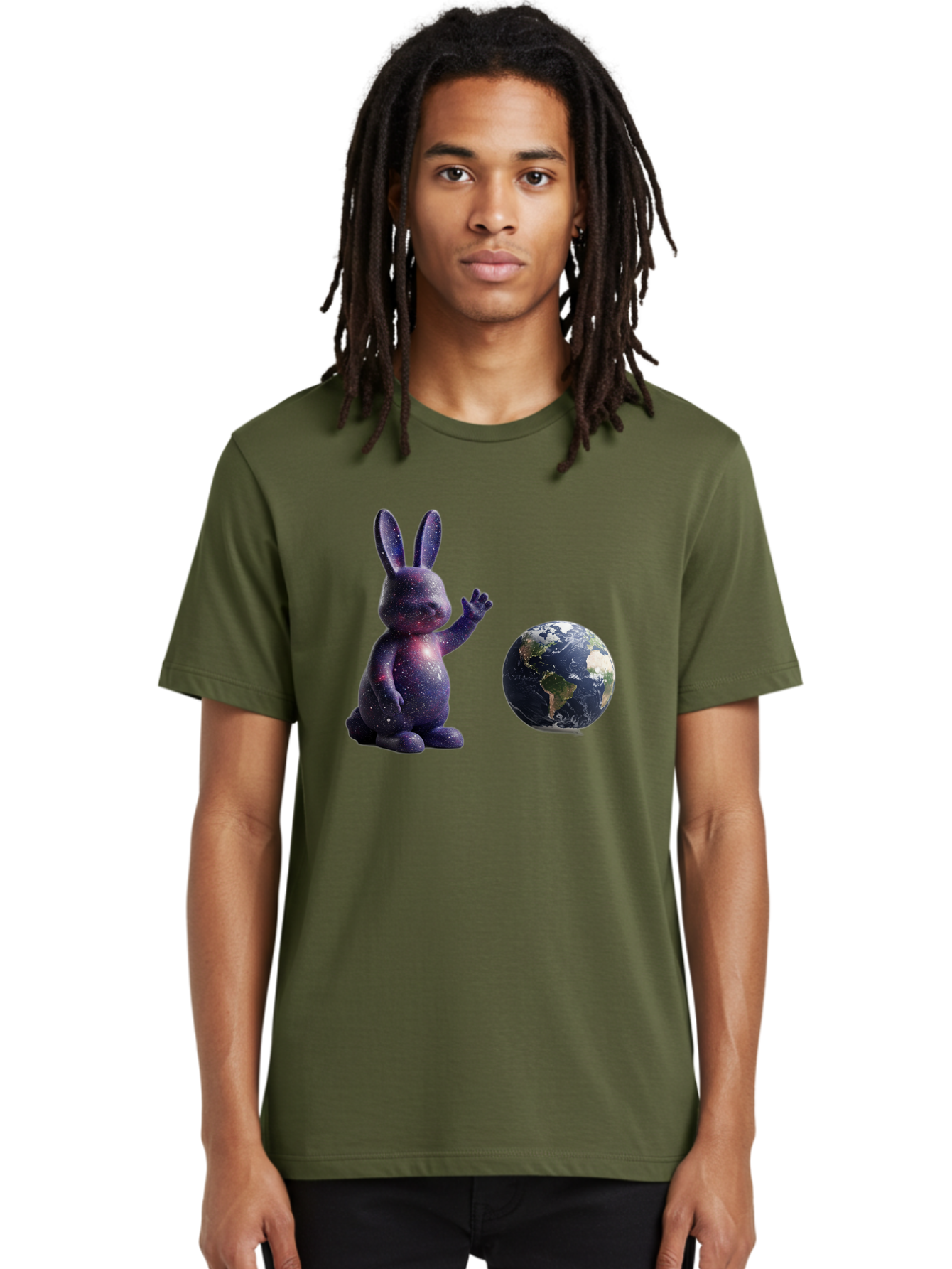 Galaxy-Bunny-6 Men'S Graphic Tee, 100% Cotton, Comfortable Casual Summer Wear, Machine Washable, Vintage Camera, Old Camera, Antique Camera, Black Camera, Classic Photography, Photography Equipment, Nostalgic Device, Film Camera, Camera Art Bai018