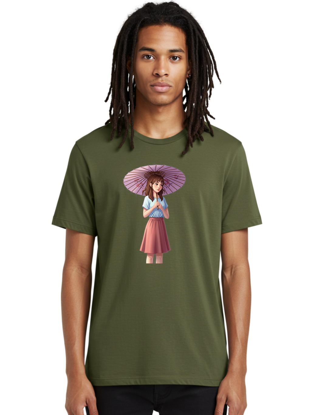 Girl-With-Parasol Men'S Graphic Tee, 100% Cotton, Comfortable Casual Summer Wear, Machine Washable, Vintage Camera, Old Camera, Antique Camera, Black Camera, Classic Photography, Photography Equipment, Nostalgic Device, Film Camera, Camera Art Bai035