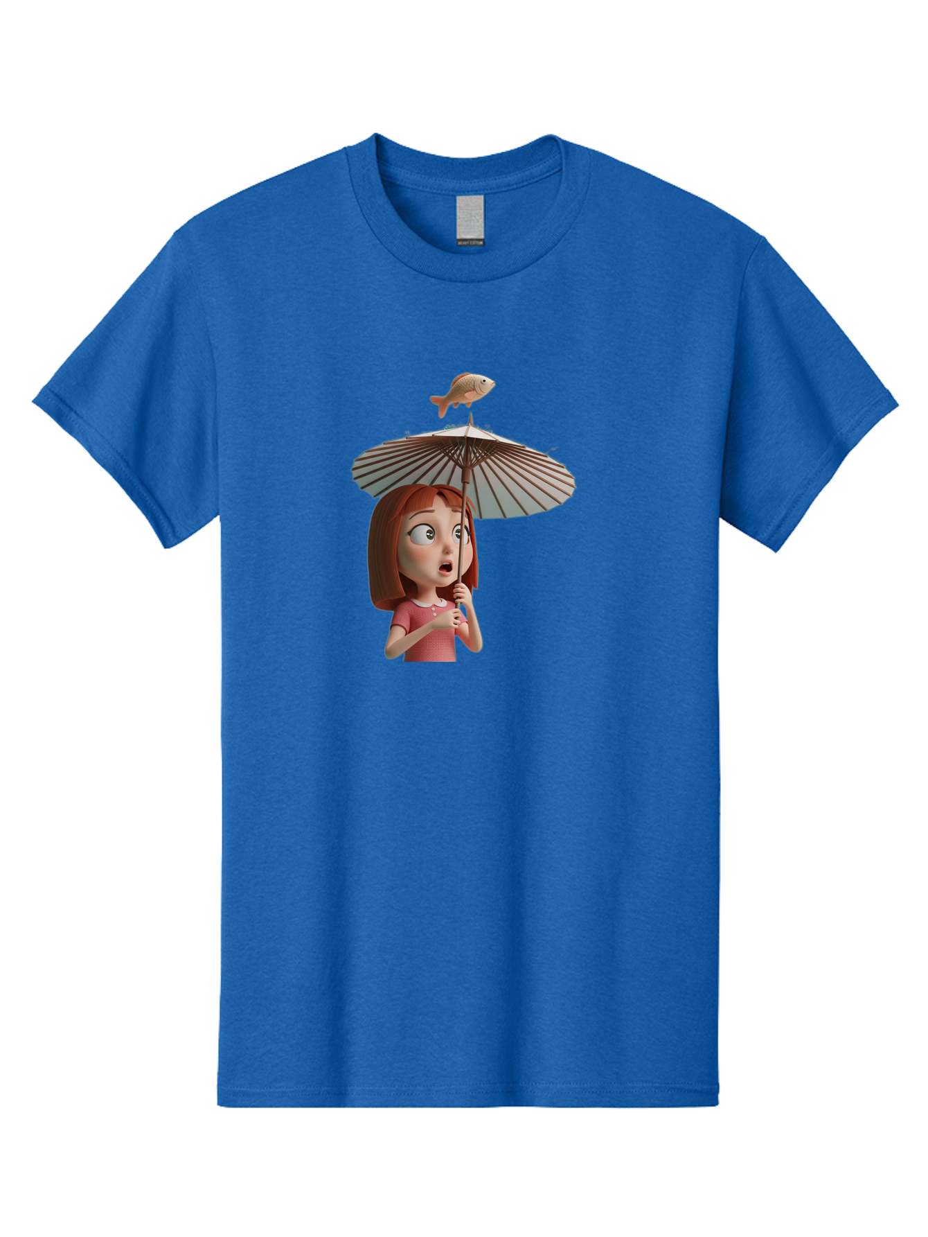 Girl-With-Umbrella-And-Fish Men'S Graphic Tee, 100% Cotton, Comfortable Casual Summer Wear, Machine Washable, Vintage Camera, Old Camera, Antique Camera, Black Camera, Classic Photography, Photography Equipment, Nostalgic Device, Film Camera, Bai039