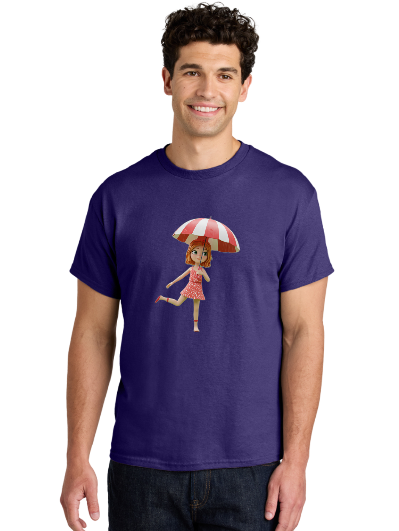 Girl-With-Umbrella Men'S Graphic Tee, 100% Cotton, Comfortable Casual Summer Wear, Machine Washable, Vintage Camera, Old Camera, Antique Camera, Black Camera, Classic Photography, Photography Equipment, Nostalgic Device, Film Camera, Bai040