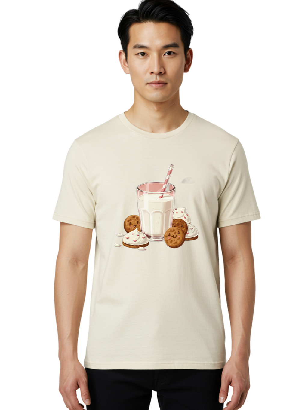 Glass-Of-Milk-With-Cookies Men'S Graphic Tee, 100% Cotton, Comfortable Casual Summer Wear, Machine Washable, Vintage Camera, Old Camera, Antique Camera, Black Camera, Classic Photography, Photography Equipment, Nostalgic Device, Film Camera, Bai042