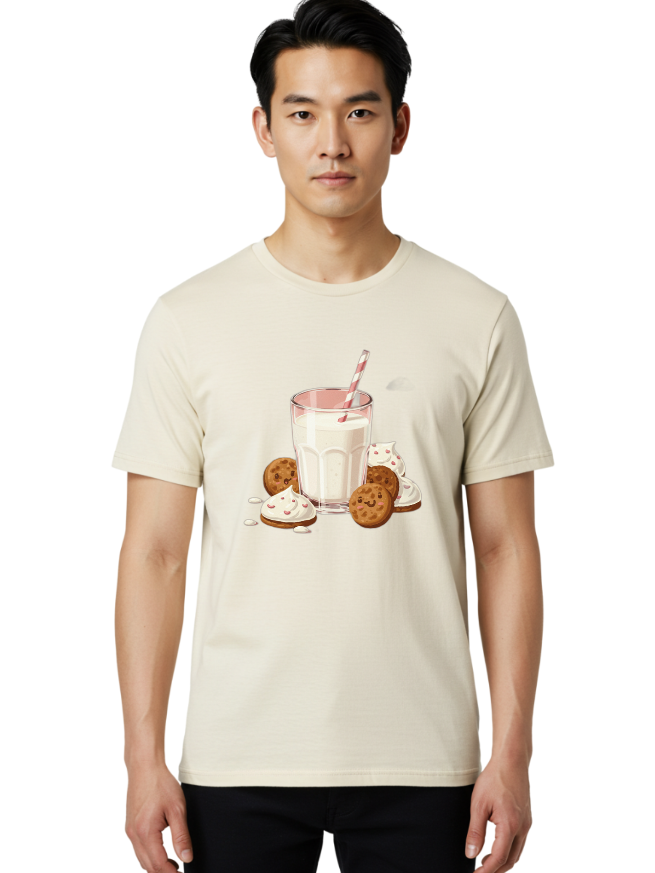Glass-Of-Milk-With-Cookies Men'S Graphic Tee, 100% Cotton, Comfortable Casual Summer Wear, Machine Washable, Vintage Camera, Old Camera, Antique Camera, Black Camera, Classic Photography, Photography Equipment, Nostalgic Device, Film Camera, Bai042