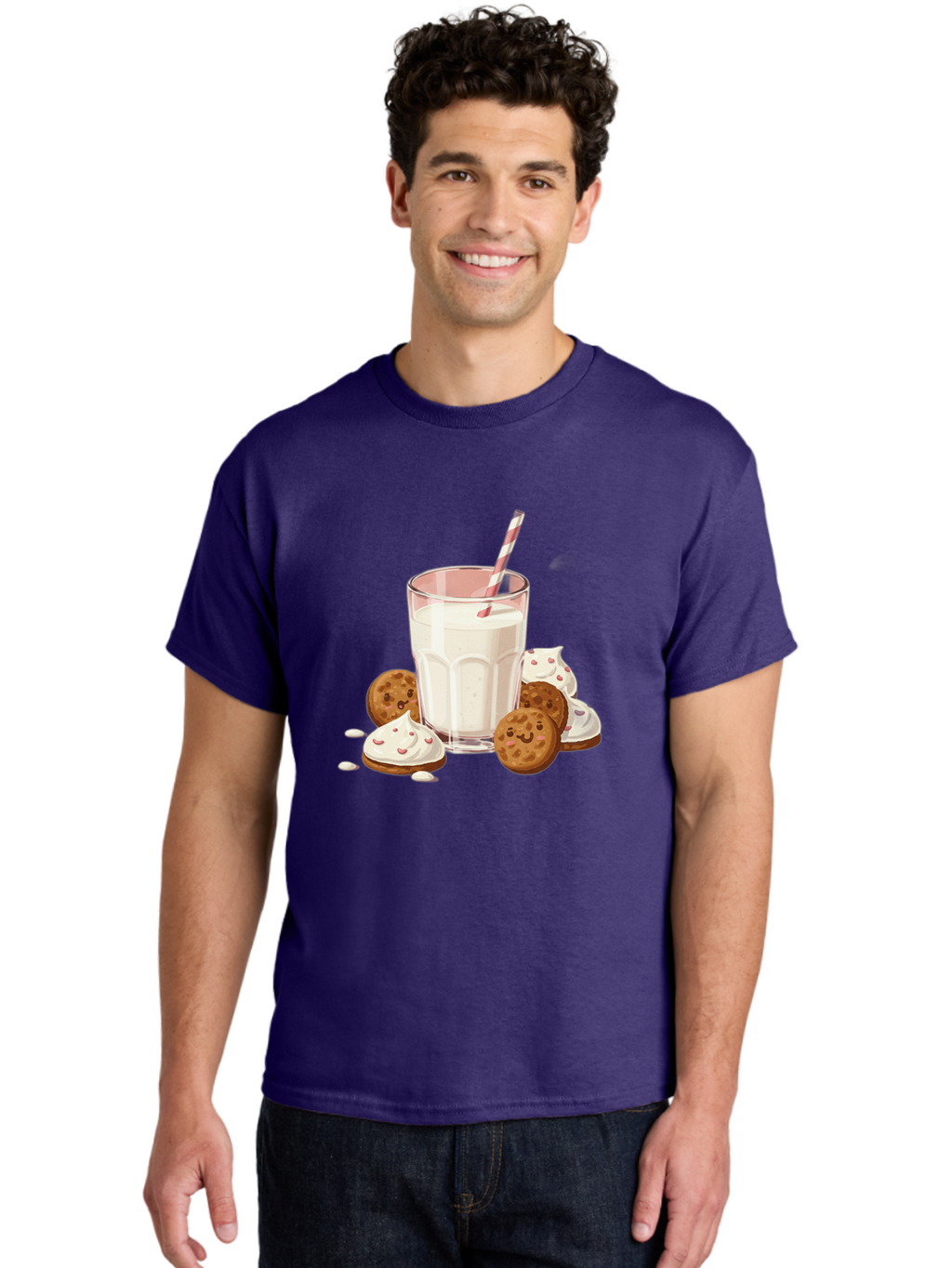 Glass-Of-Milk-With-Cookies Men'S Graphic Tee, 100% Cotton, Comfortable Casual Summer Wear, Machine Washable, Vintage Camera, Old Camera, Antique Camera, Black Camera, Classic Photography, Photography Equipment, Nostalgic Device, Film Camera, Bai042