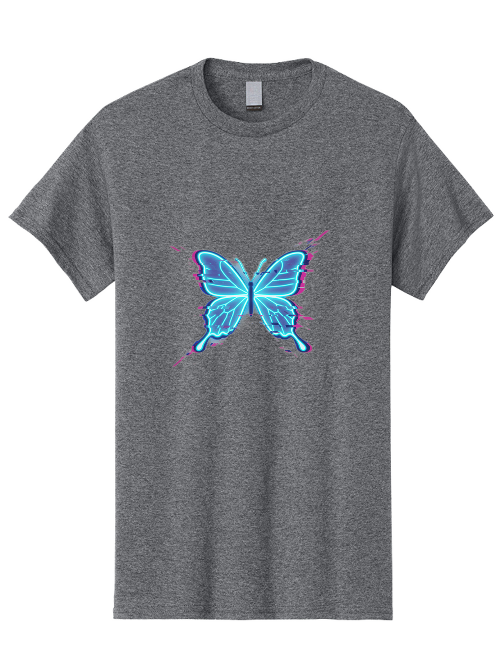 Glowing-Butterfly-1 Men'S Graphic Tee, 100% Cotton, Comfortable Casual Summer Wear, Machine Washable, Vintage Camera, Old Camera, Antique Camera, Black Camera, Classic Photography, Photography Equipment, Nostalgic Device, Film Camera, Bai046