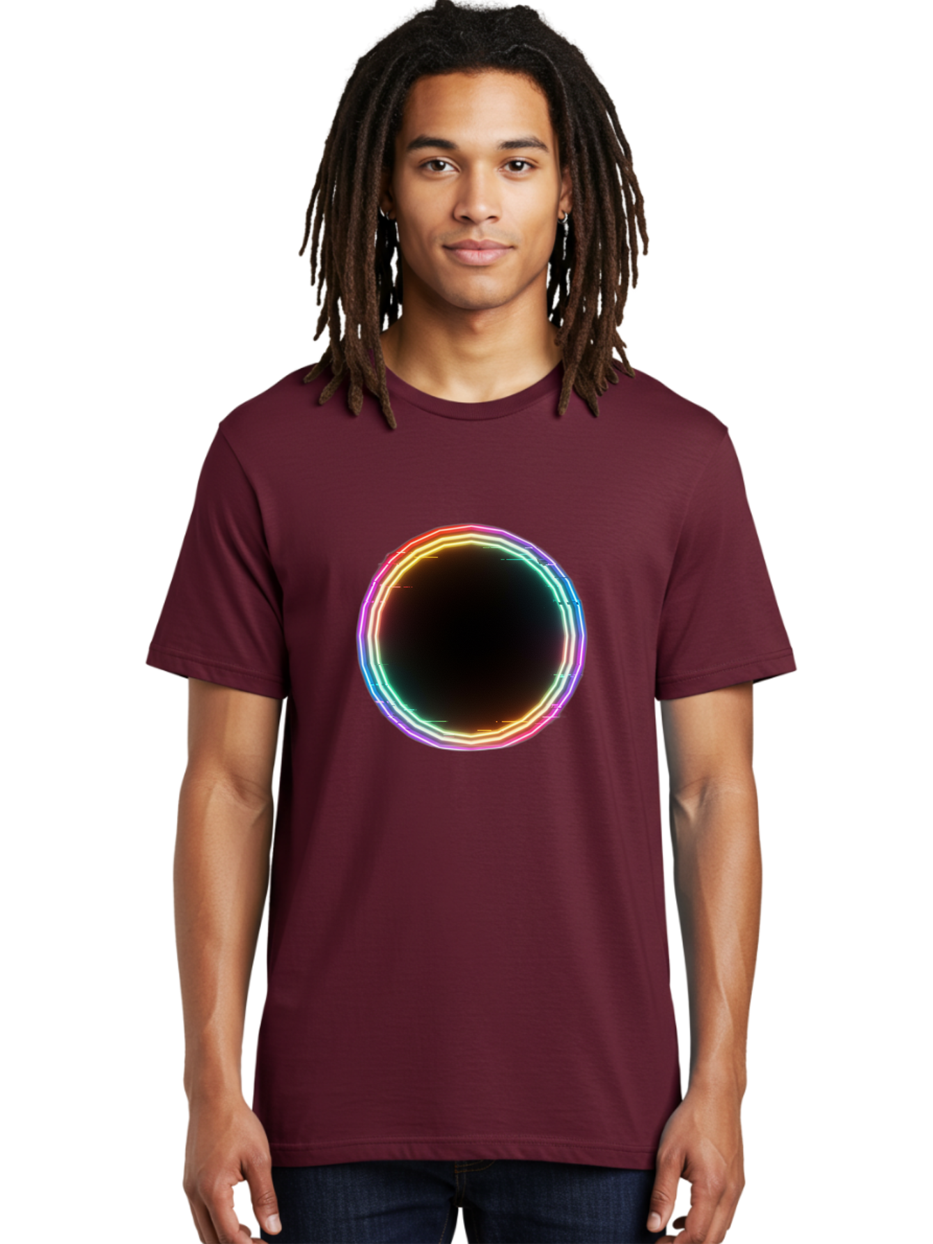 Glowing-Circle Men'S Graphic Tee, 100% Cotton, Comfortable Casual Summer Wear, Machine Washable, Vintage Camera, Old Camera, Antique Camera, Black Camera, Classic Photography, Photography Equipment, Nostalgic Device, Film Camera, Camera Art Bai049
