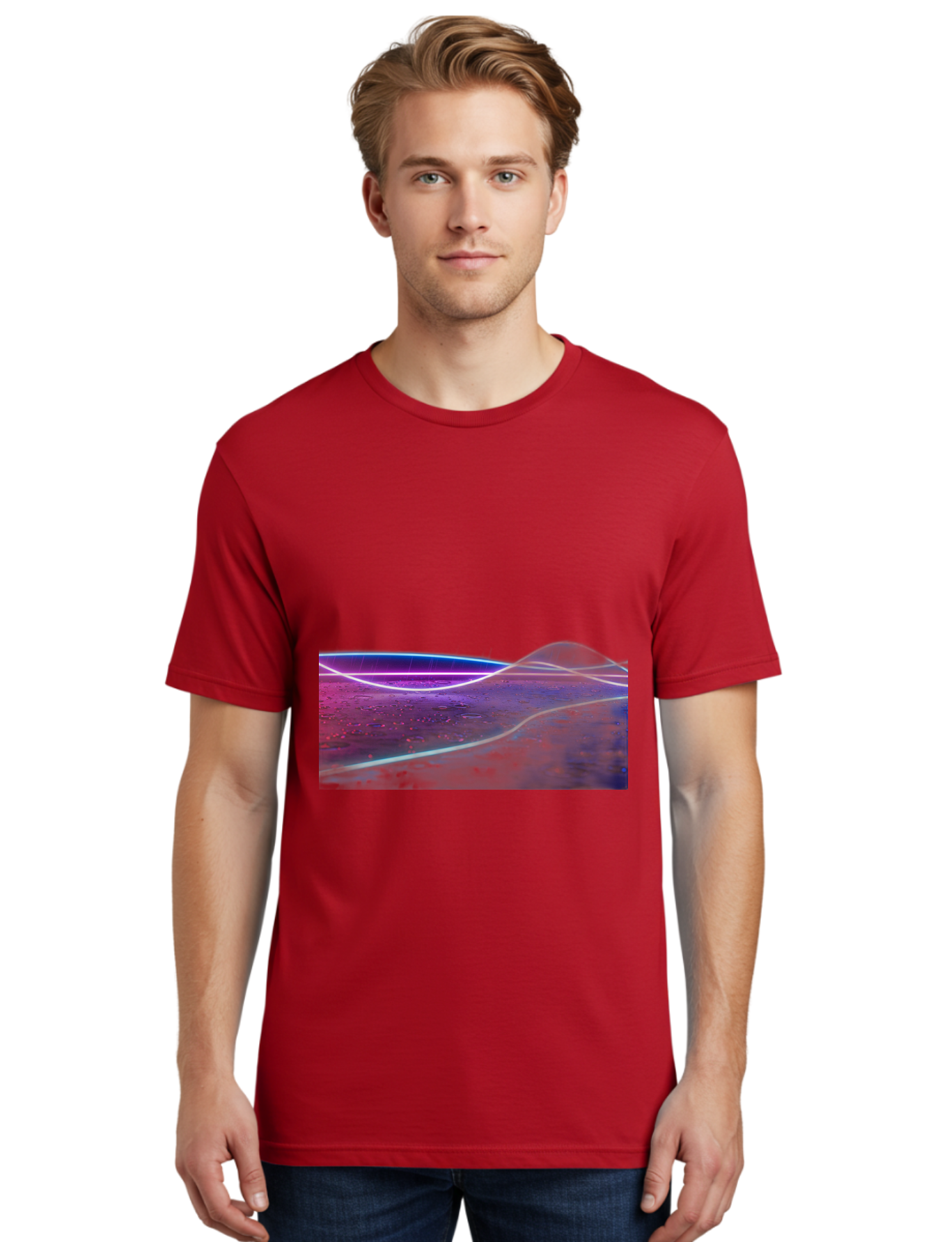Glowing-Landscape Men'S Graphic Tee, 100% Cotton, Comfortable Casual Summer Wear, Machine Washable, Vintage Camera, Old Camera, Antique Camera, Black Camera, Classic Photography, Photography Equipment, Nostalgic Device, Film Camera, Camera Art Bai051