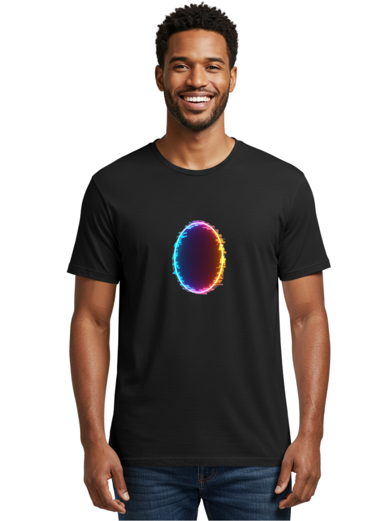 Glowing-Oval Men'S Graphic Tee, 100% Cotton, Comfortable Casual Summer Wear, Machine Washable, Vintage Camera, Old Camera, Antique Camera, Black Camera, Classic Photography, Photography Equipment, Nostalgic Device, Film Camera, Camera Art Bai053