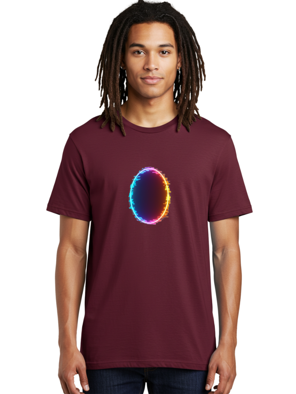 Glowing-Oval Men'S Graphic Tee, 100% Cotton, Comfortable Casual Summer Wear, Machine Washable, Vintage Camera, Old Camera, Antique Camera, Black Camera, Classic Photography, Photography Equipment, Nostalgic Device, Film Camera, Camera Art Bai053