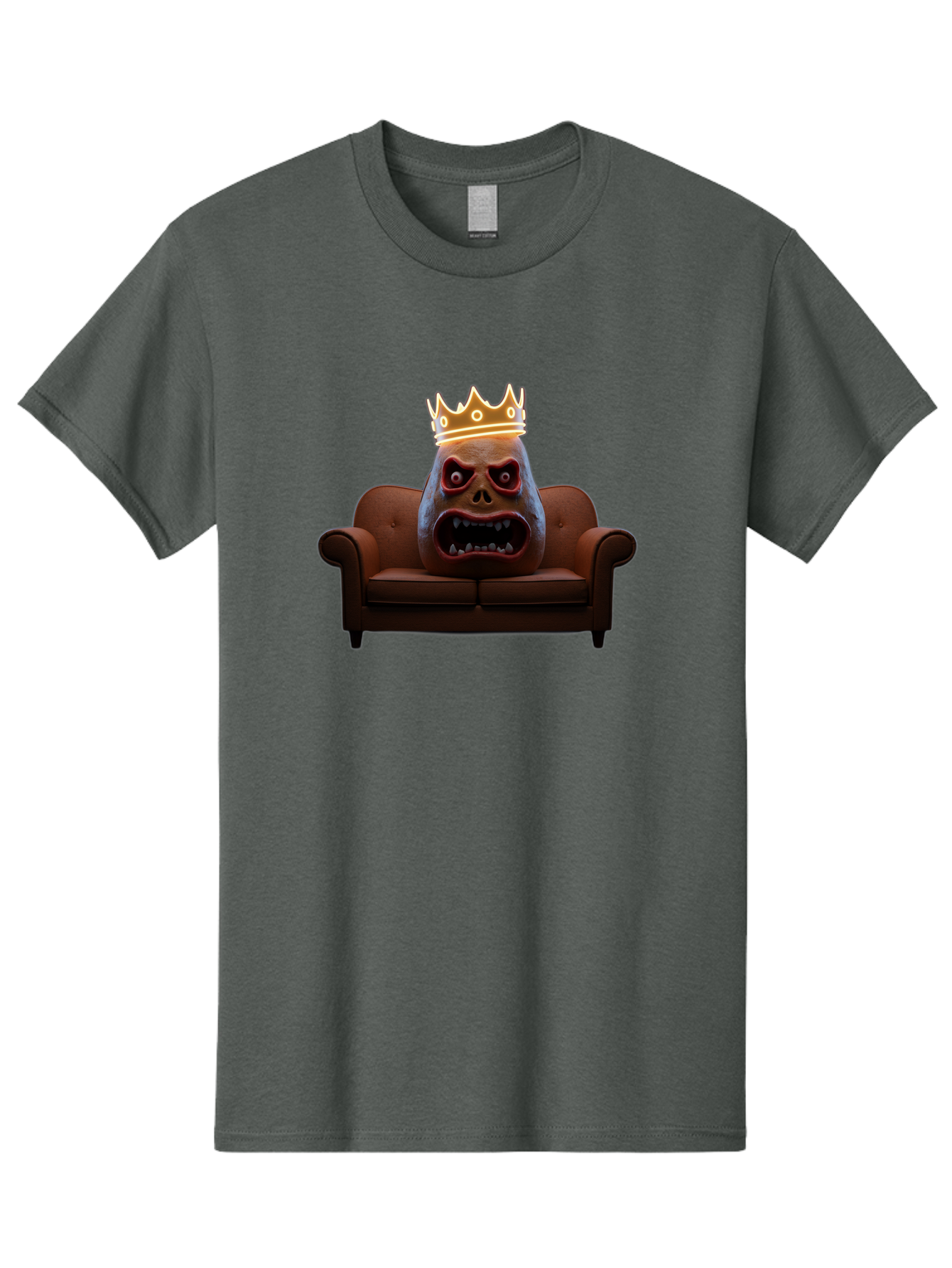 Gorilla-Head-On-Sofa Men'S Graphic Tee, 100% Cotton, Comfortable Casual Summer Wear, Machine Washable, Vintage Camera, Old Camera, Antique Camera, Black Camera, Classic Photography, Photography Equipment, Nostalgic Device, Film Camera, Bai061