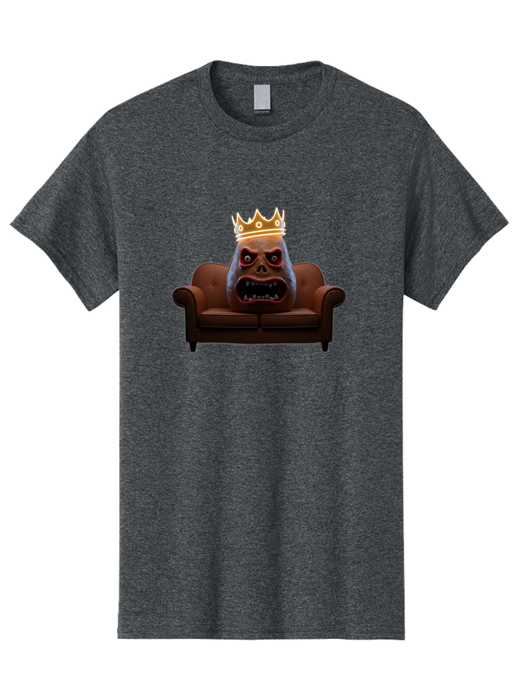 Gorilla-Head-On-Sofa Men'S Graphic Tee, 100% Cotton, Comfortable Casual Summer Wear, Machine Washable, Vintage Camera, Old Camera, Antique Camera, Black Camera, Classic Photography, Photography Equipment, Nostalgic Device, Film Camera, Bai061