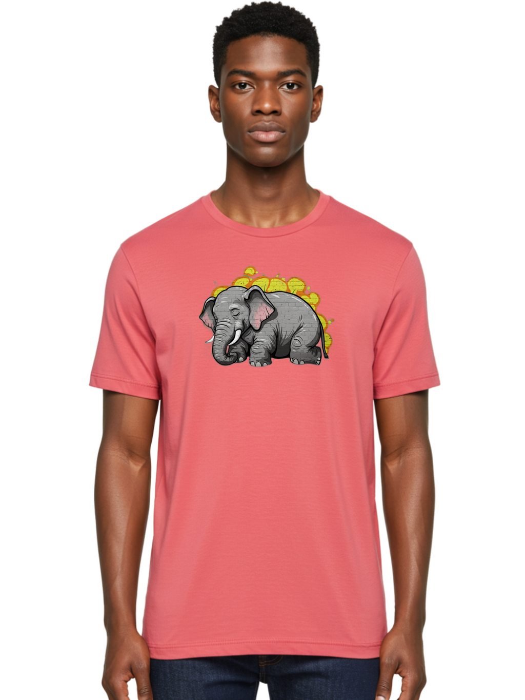 Graffiti-Elephant Men'S Graphic Tee, 100% Cotton, Comfortable Casual Summer Wear, Machine Washable, Vintage Camera, Old Camera, Antique Camera, Black Camera, Classic Photography, Photography Equipment, Nostalgic Device, Film Camera, Camera Art Bai062