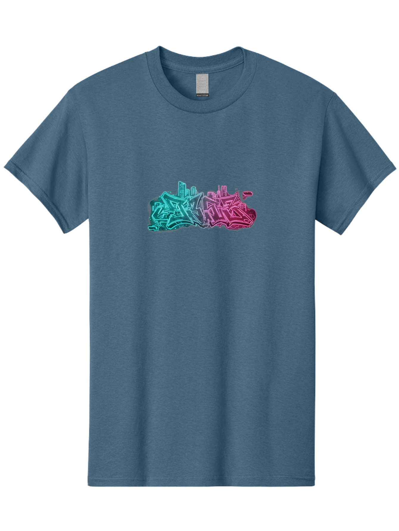 Graffiti-Style-City-Skyline Men'S Graphic Tee, 100% Cotton, Comfortable Casual Summer Wear, Machine Washable, Vintage Camera, Old Camera, Antique Camera, Black Camera, Classic Photography, Photography Equipment, Nostalgic Device, Film Camera, Bai063