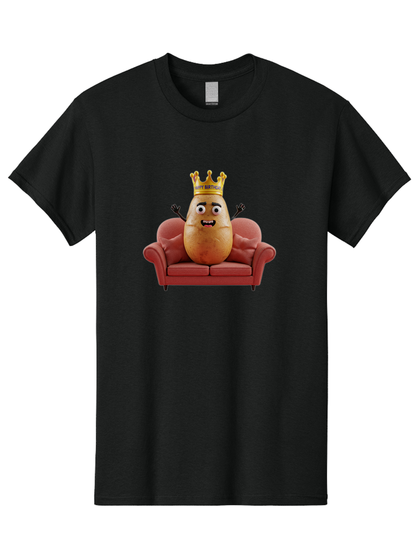 Happy-Birthday-Potato Men'S Graphic Tee, 100% Cotton, Comfortable Casual Summer Wear, Machine Washable, Vintage Camera, Old Camera, Antique Camera, Black Camera, Classic Photography, Photography Equipment, Nostalgic Device, Film Camera, Bai066