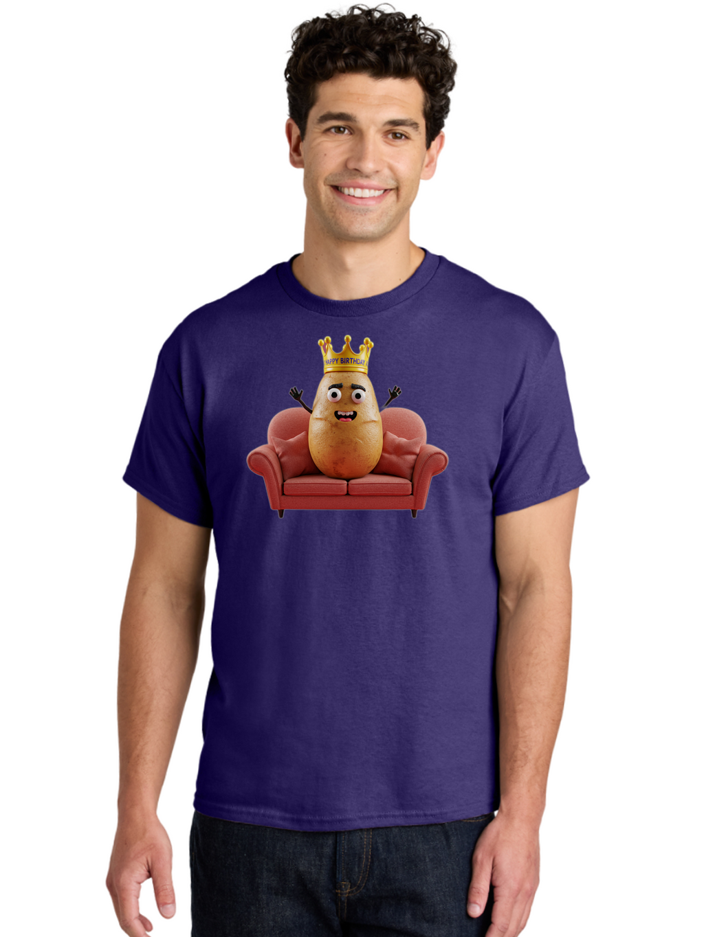 Happy-Birthday-Potato Men'S Graphic Tee, 100% Cotton, Comfortable Casual Summer Wear, Machine Washable, Vintage Camera, Old Camera, Antique Camera, Black Camera, Classic Photography, Photography Equipment, Nostalgic Device, Film Camera, Bai066