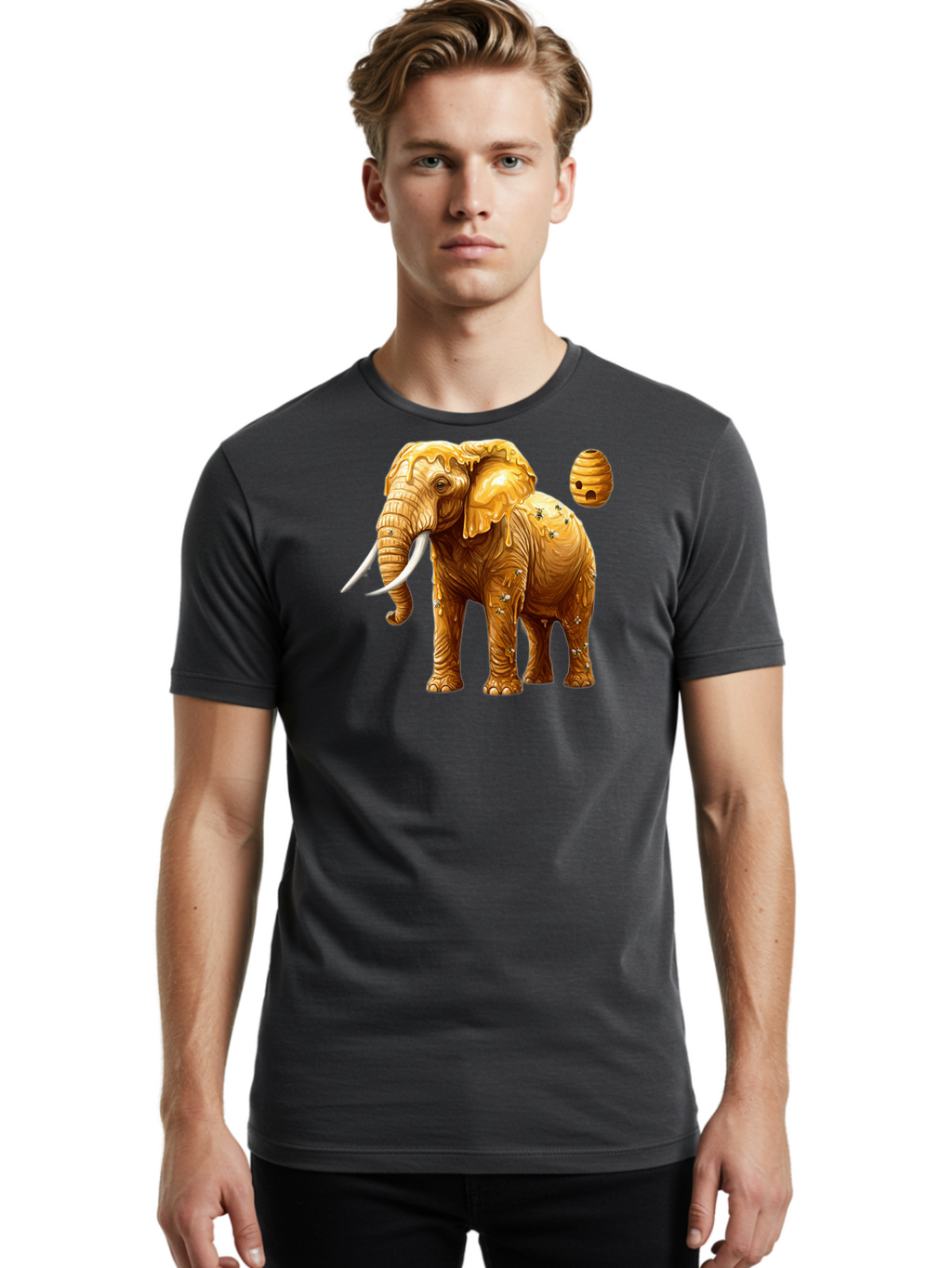 Honey-Elephant Men'S Graphic Tee, 100% Cotton, Comfortable Casual Summer Wear, Machine Washable, Vintage Camera, Old Camera, Antique Camera, Black Camera, Classic Photography, Photography Equipment, Nostalgic Device, Film Camera, Camera Art Bai070