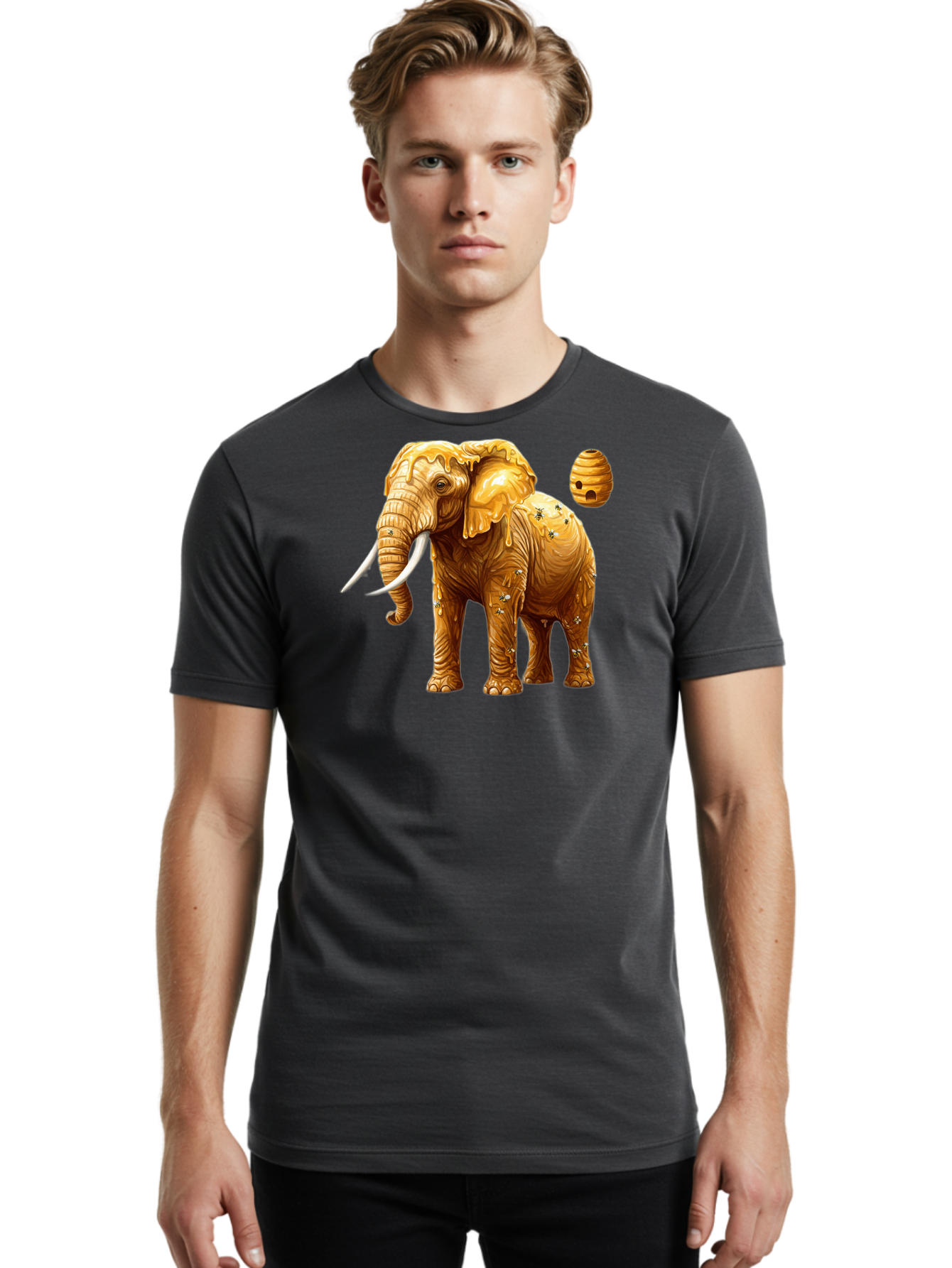Honey-Elephant Men'S Graphic Tee, 100% Cotton, Comfortable Casual Summer Wear, Machine Washable, Vintage Camera, Old Camera, Antique Camera, Black Camera, Classic Photography, Photography Equipment, Nostalgic Device, Film Camera, Camera Art Bai070