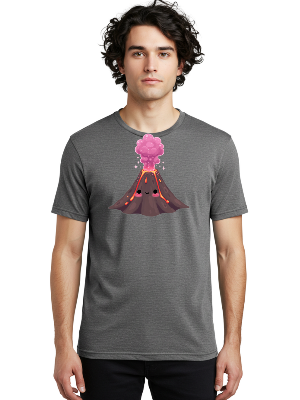 Kawaii-Volcano Men'S Graphic Tee, 100% Cotton, Comfortable Casual Summer Wear, Machine Washable, Vintage Camera, Old Camera, Antique Camera, Black Camera, Classic Photography, Photography Equipment, Nostalgic Device, Film Camera, Camera Art Bai078
