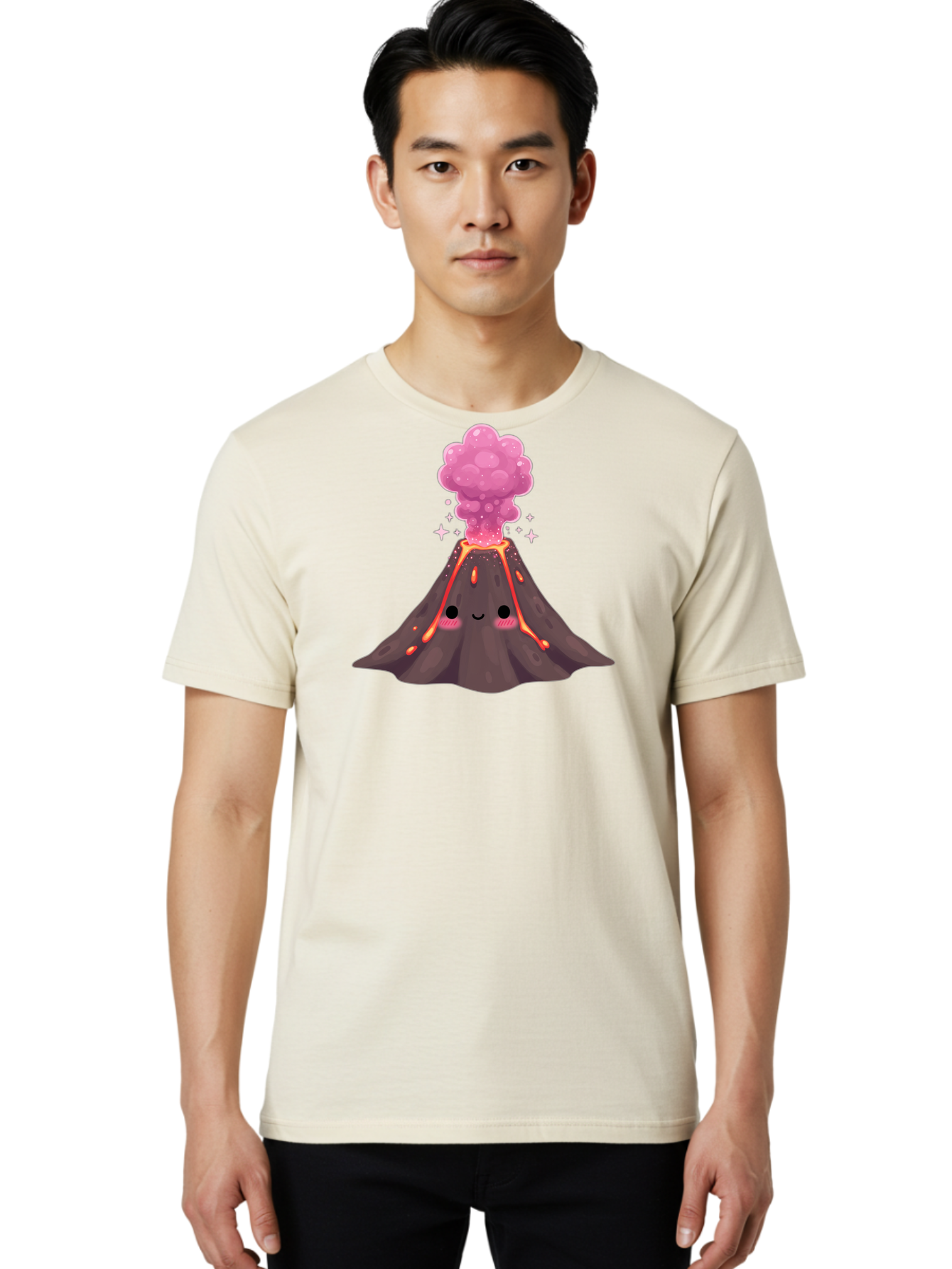 Kawaii-Volcano Men'S Graphic Tee, 100% Cotton, Comfortable Casual Summer Wear, Machine Washable, Vintage Camera, Old Camera, Antique Camera, Black Camera, Classic Photography, Photography Equipment, Nostalgic Device, Film Camera, Camera Art Bai078
