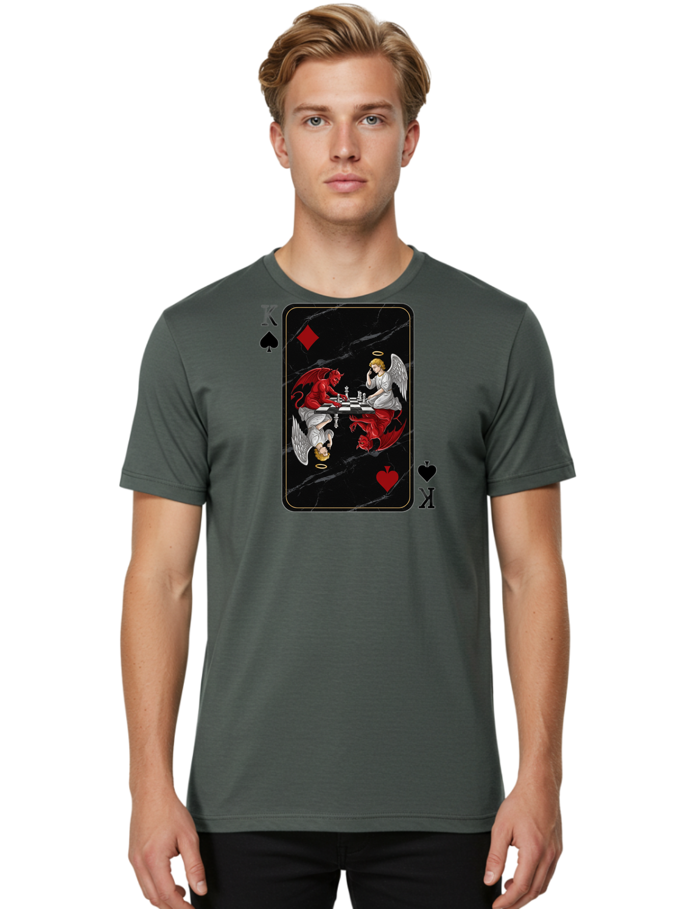 King-Of-Spades Men'S Graphic Tee, 100% Cotton, Comfortable Casual Summer Wear, Machine Washable, Vintage Camera, Old Camera, Antique Camera, Black Camera, Classic Photography, Photography Equipment, Nostalgic Device, Film Camera, Camera Art Bai079