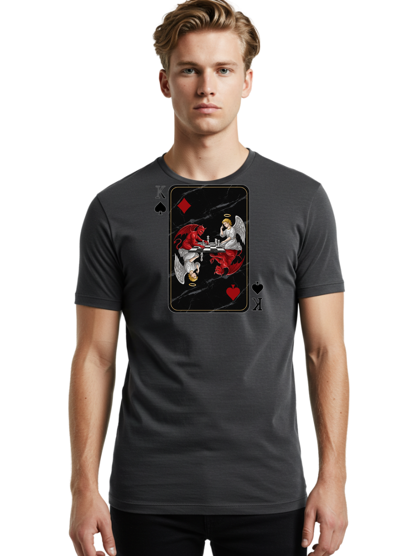 King-Of-Spades Men'S Graphic Tee, 100% Cotton, Comfortable Casual Summer Wear, Machine Washable, Vintage Camera, Old Camera, Antique Camera, Black Camera, Classic Photography, Photography Equipment, Nostalgic Device, Film Camera, Camera Art Bai079